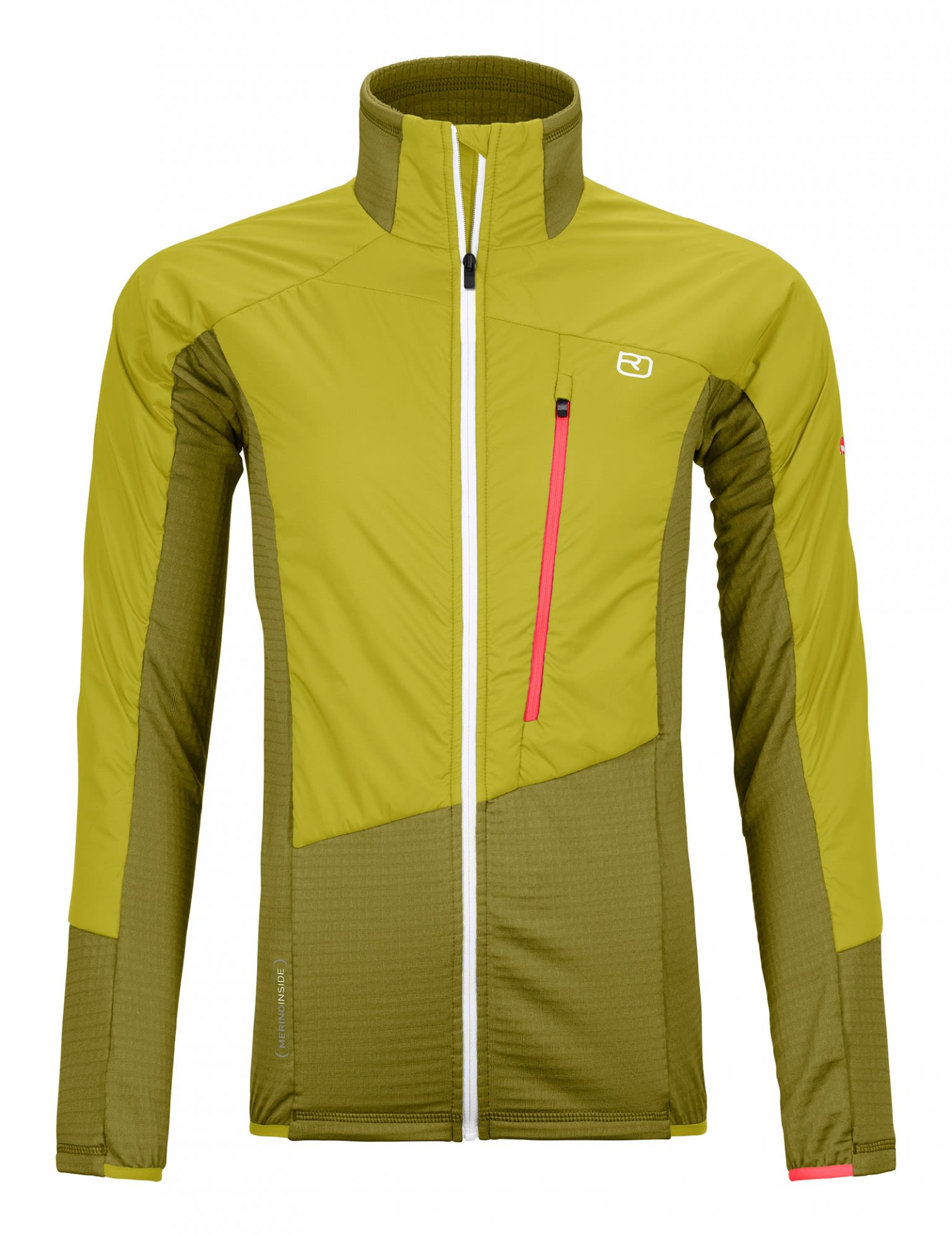 Ortovox Westalpen Swisswool Hybrid Jacket Colorblock - Gelb- Female Merino Winterjacken- Grsse S - Farbe Dirty Daisy