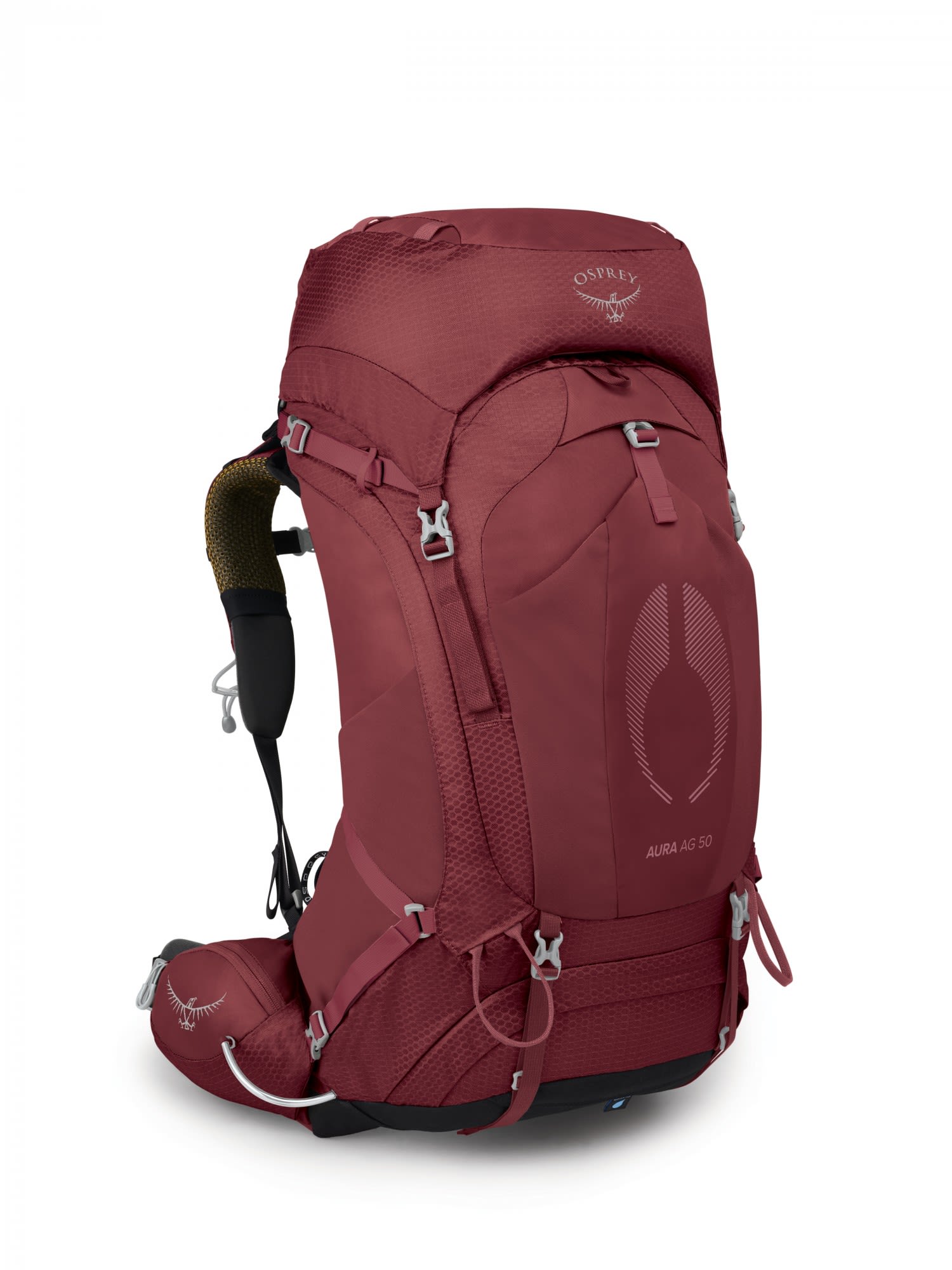 Osprey Aura AG 50 Rot- Female Alpin- und Trekkingruckscke- Grsse M-L - Farbe Berry Sorbet Red unter Osprey