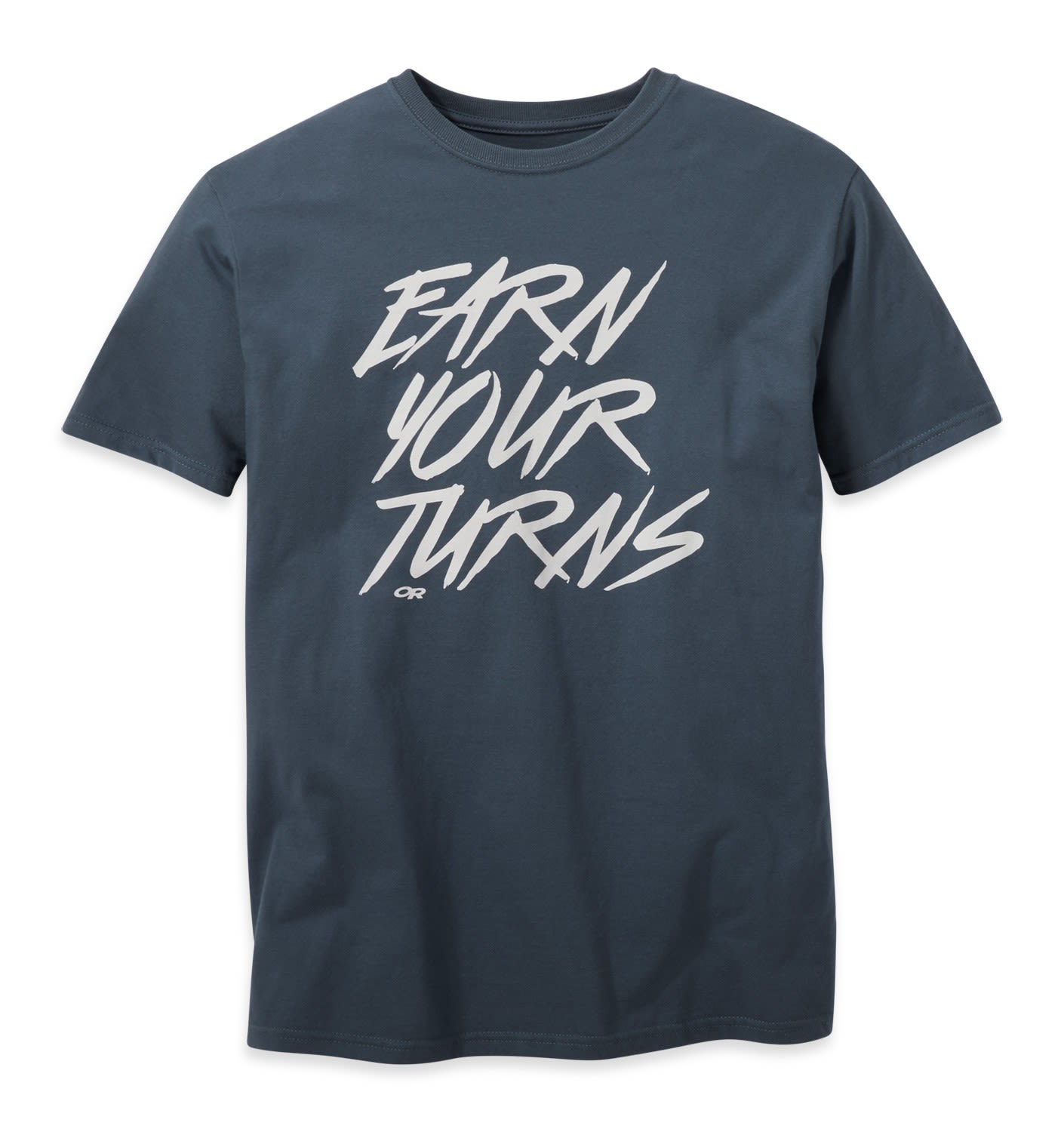 Outdoor Research Earn Your Turns S-S Tee Blau- Male Kurzarm-Shirts- Grsse S - Farbe Night