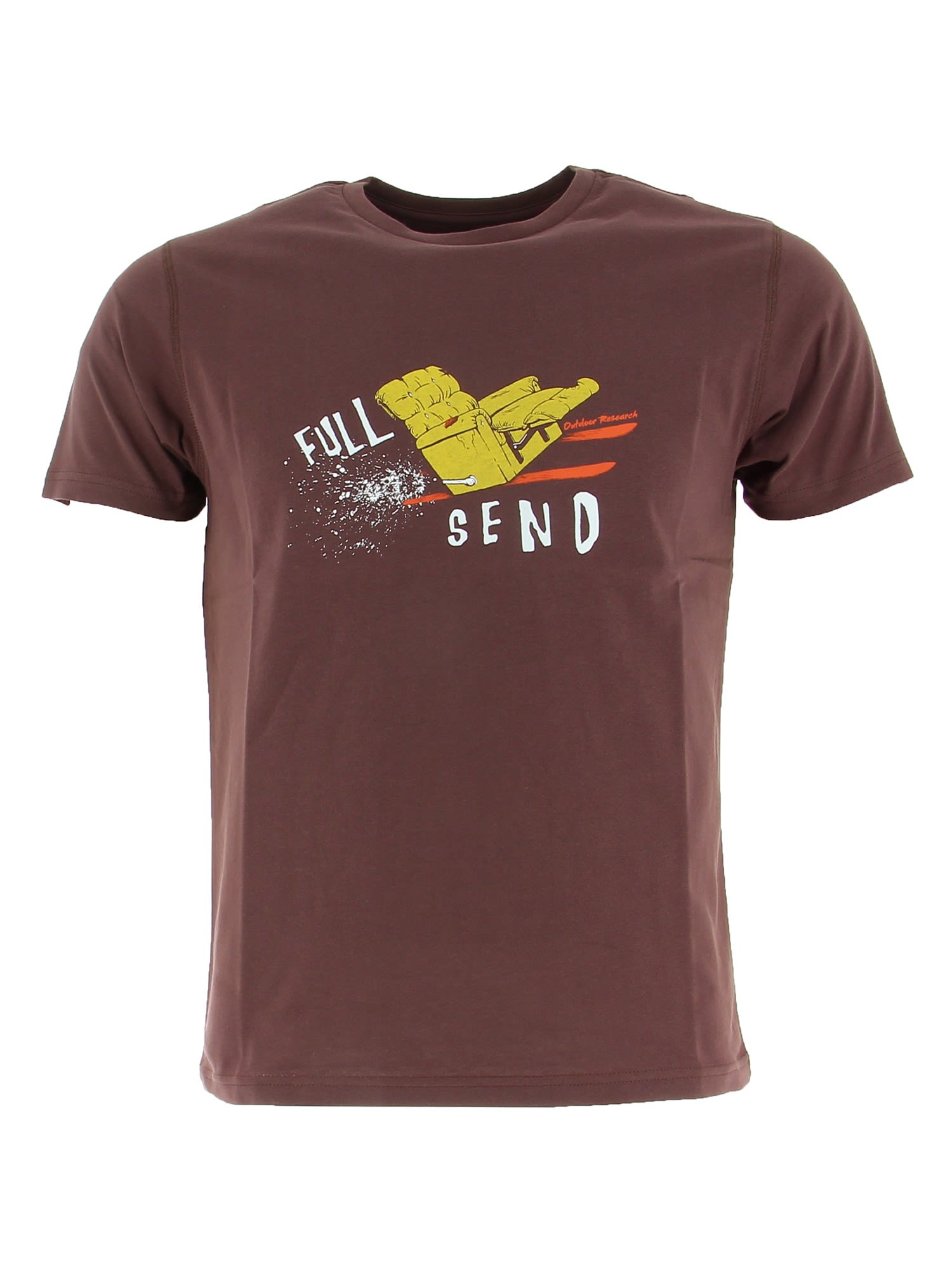 Outdoor Research Full Send S-S Tee Male Kurzarm-Shirts- Grsse S - Farbe Madder