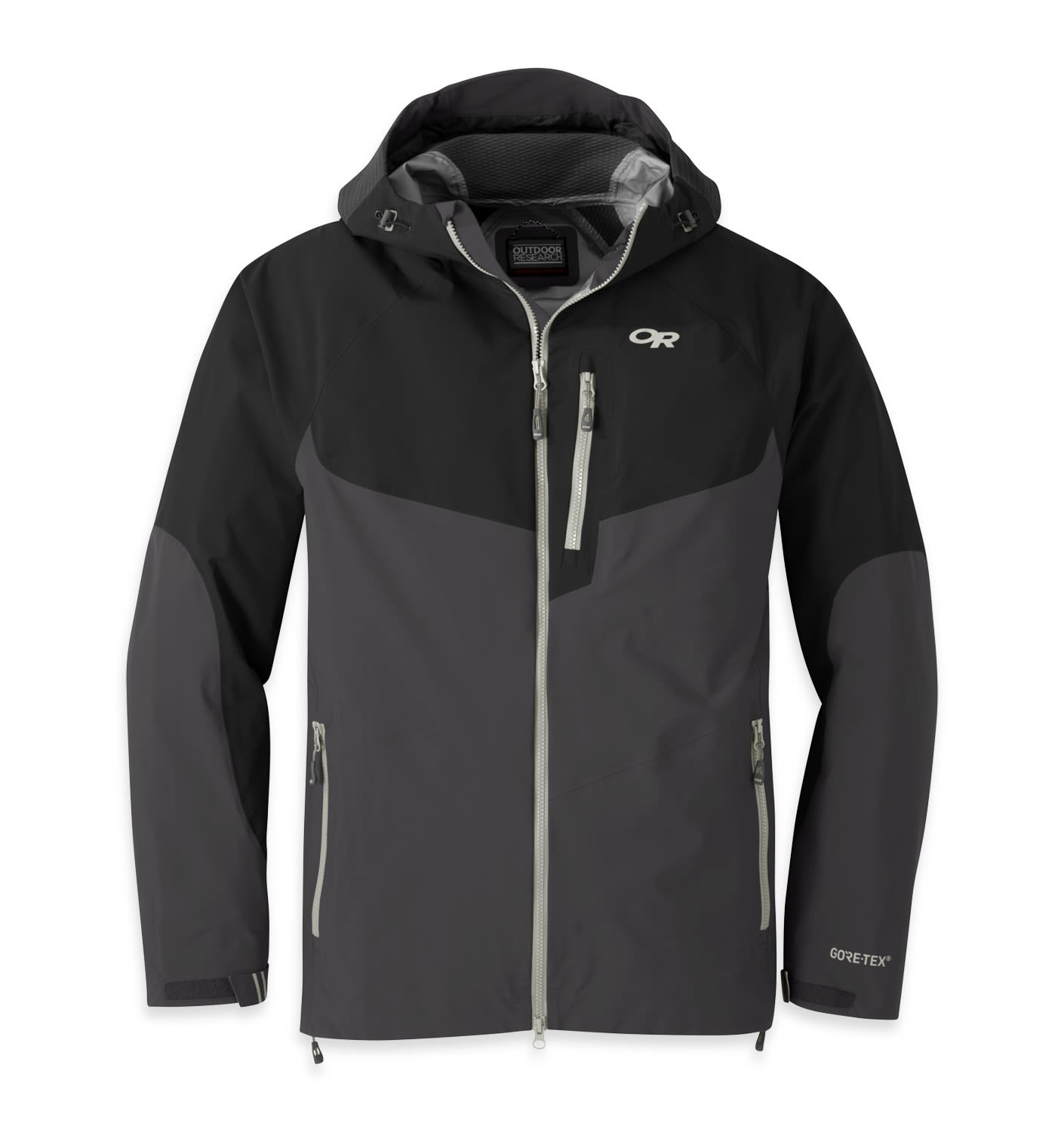 Outdoor Research Hemispheres Jacket Schwarz- Male Gore-Tex(R) Anoraks- Grsse L - Farbe Storm - Black