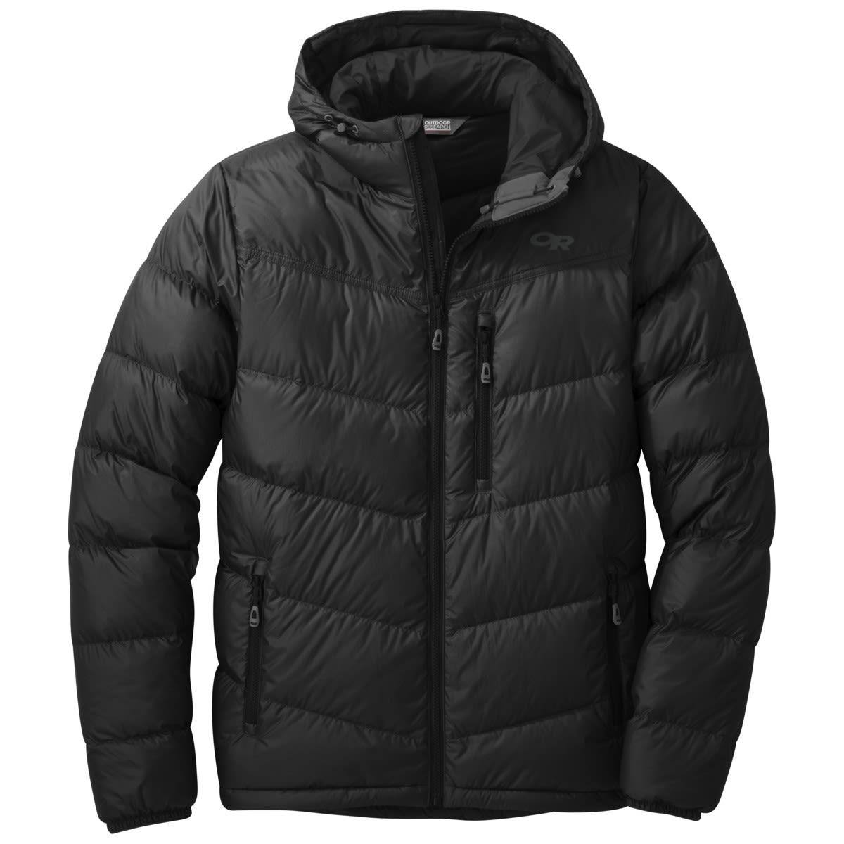 Outdoor Research Transcendent Down Hoody Schwarz- Male Daunen Isolationsjacken- Grsse XL - Farbe Black