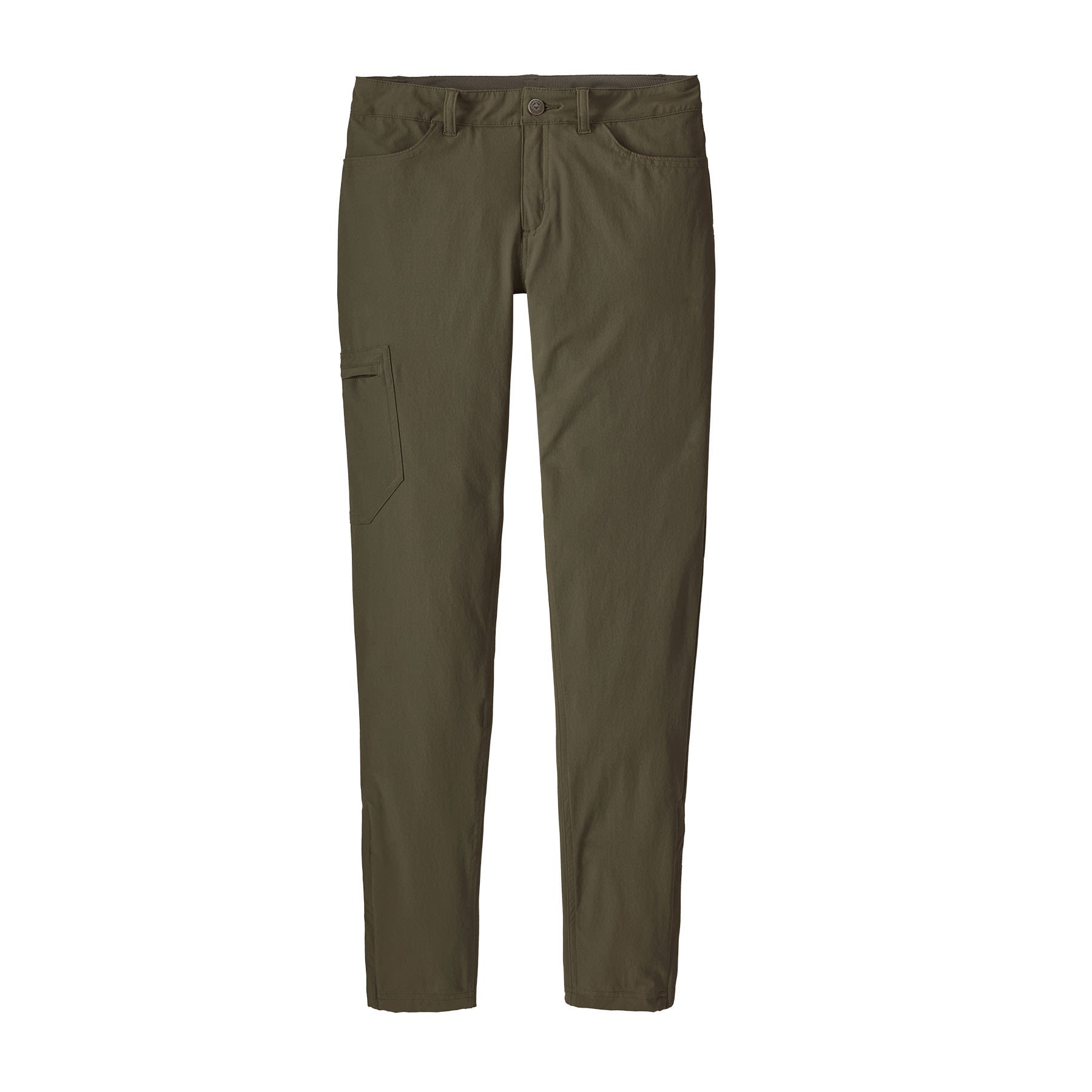 Patagonia Skyline Traveler Pants - Short Oliv- Female Softshellhosen- Grsse 6 - Farbe Basin Green