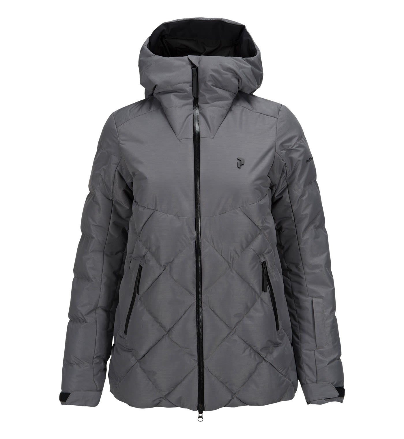 Peak Performance Alaska Melange Ski Jacket Grau- Female Anoraks- Grsse M - Farbe Grey Melange