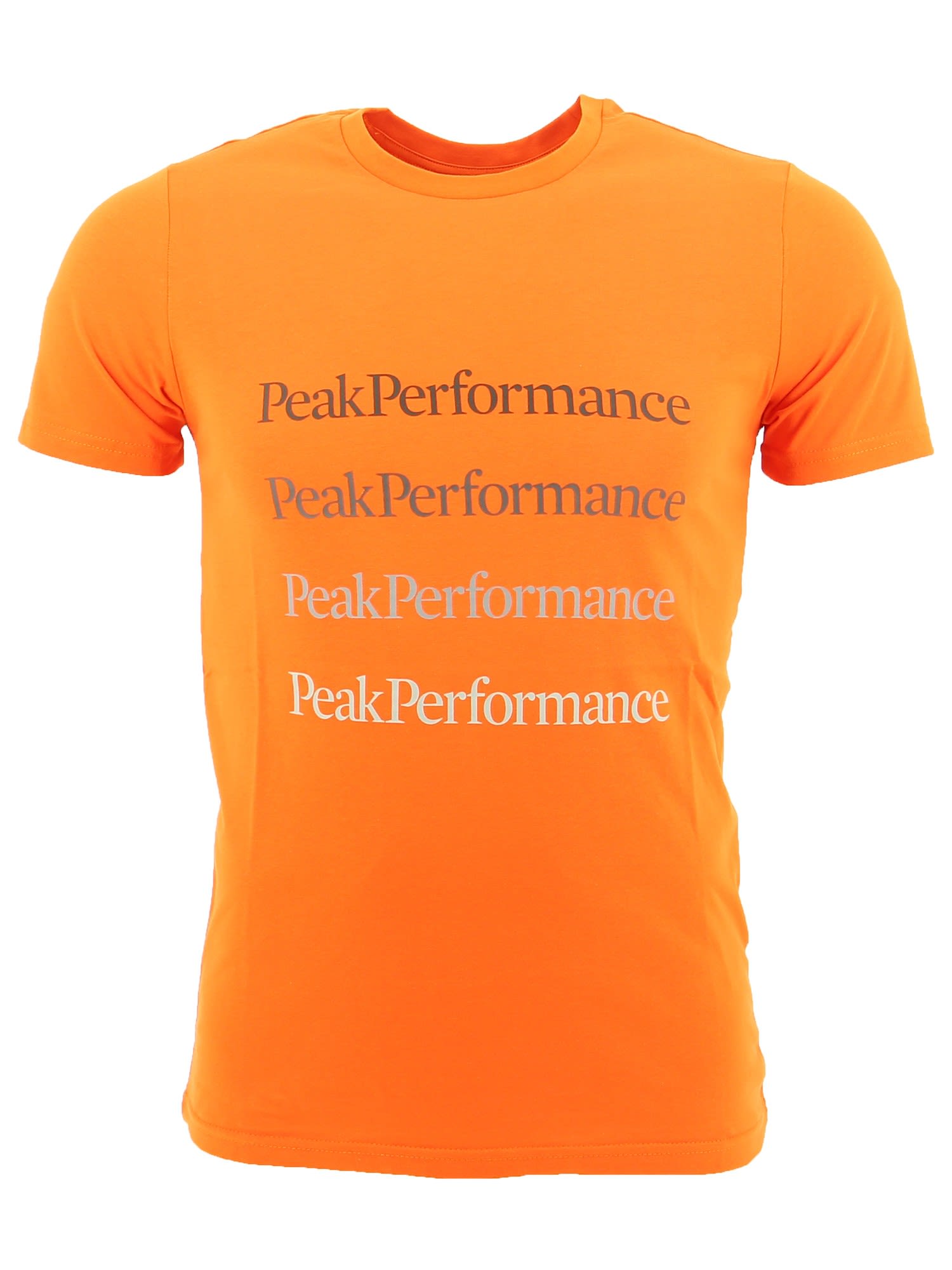 Peak Performance Ground Tee 2 Orange- Male T-Shirts- Grsse S - Farbe Orange Altitude