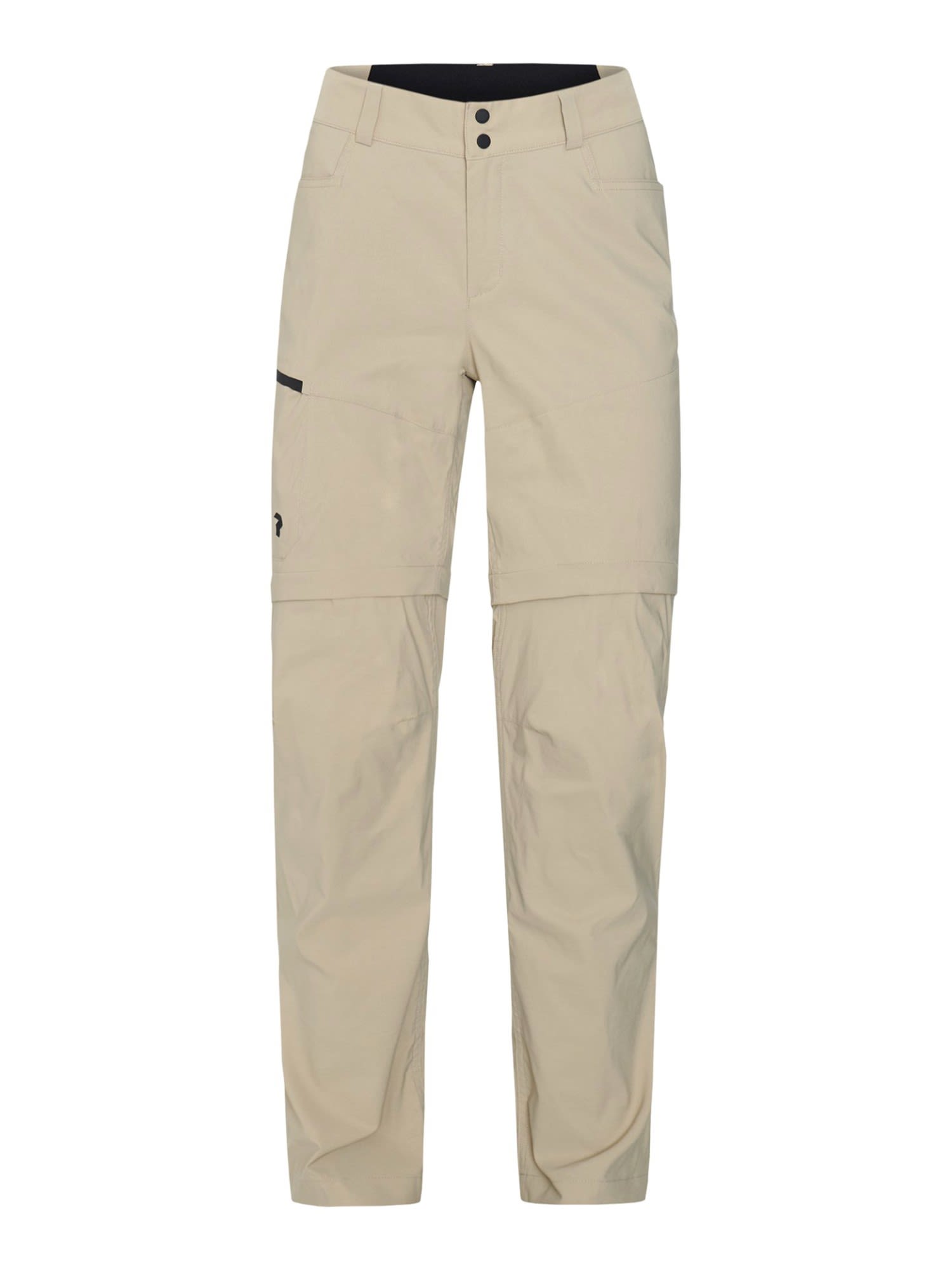 Peak Performance Iconiq Zip Off Pants Beige- Female Softshellhosen- Grsse XL - Farbe Desert Terrain