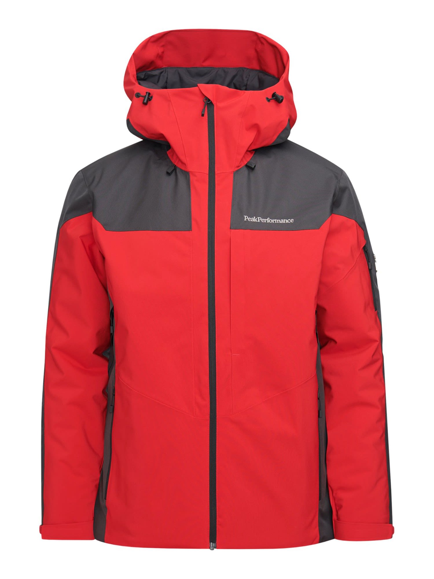 Peak Performance Maroon Race Jacket Colorblock - Rot - Schwarz- Male Anoraks- Grsse M - Farbe The Alpine