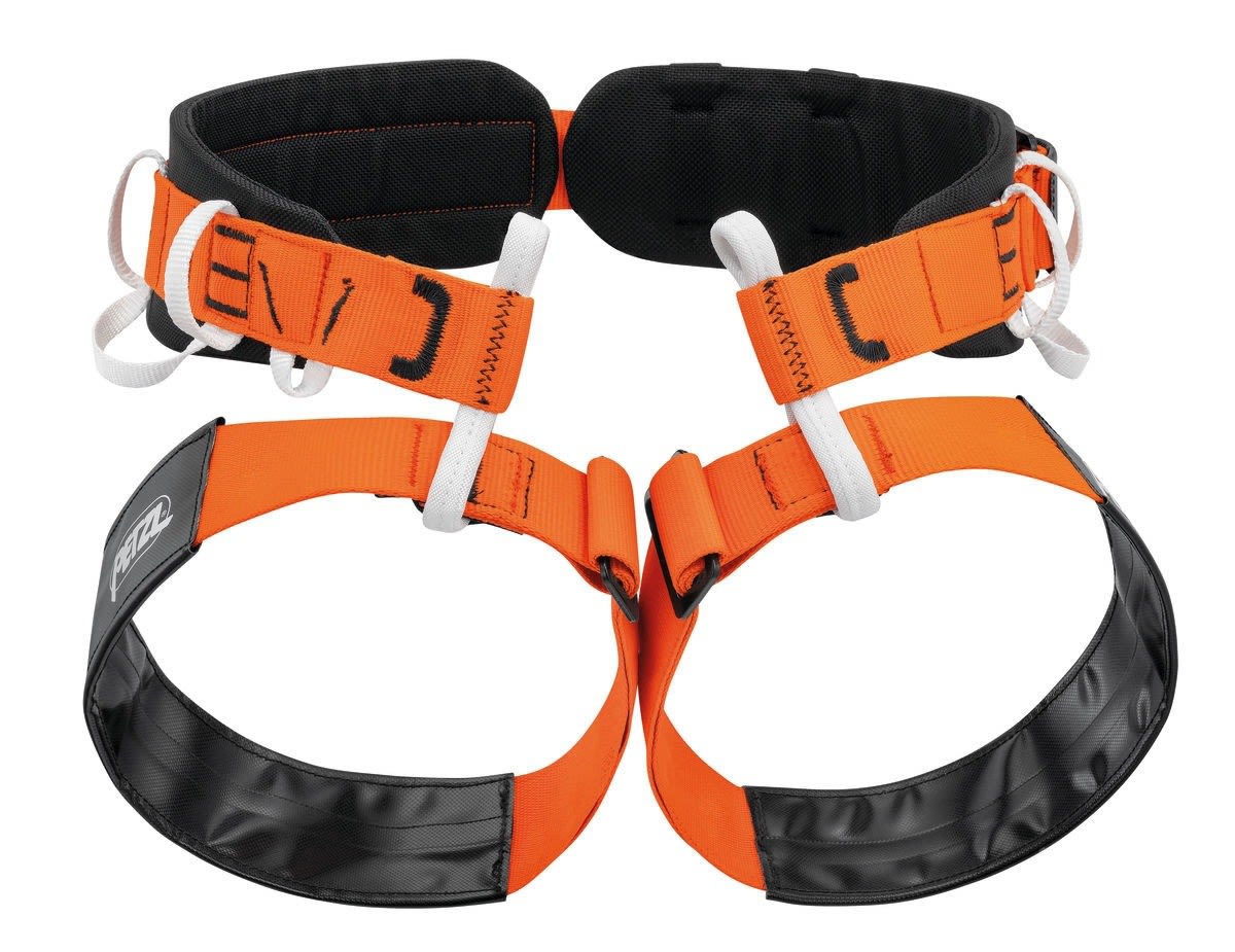 Petzl Aven Orange - Schwarz- Sitzgurte- Grsse Gr- 1 - Farbe Orange - Schwarz