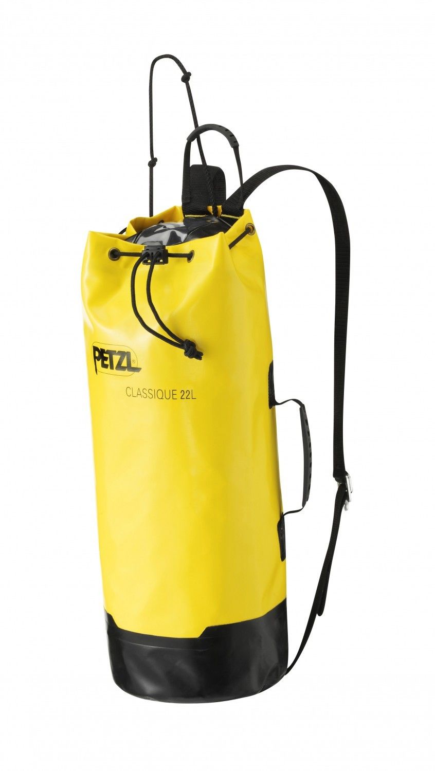Petzl Classique 22 Gelb- Kletterruckscke und Seilscke- Grsse 22l - Farbe Gelb - Grau - Schwarz