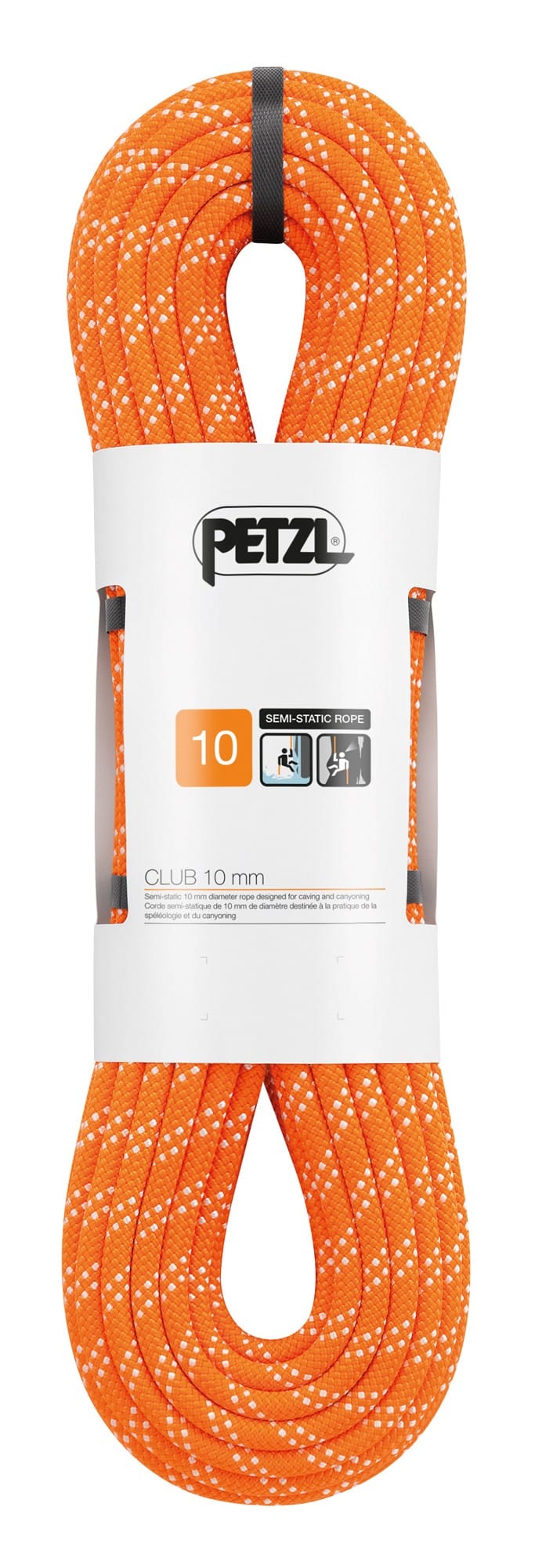 Petzl Club 10mm 40M Orange- Statikseile- Grsse 40 m - Farbe Orange