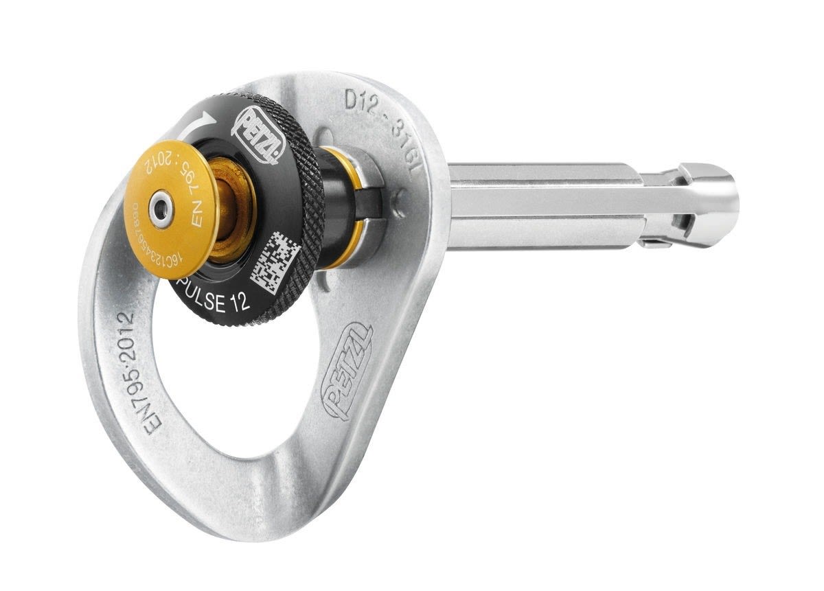 Petzl Coeur Pulse Grau- Haken und Bohrhaken- Grsse 12 mm - Farbe Silver
