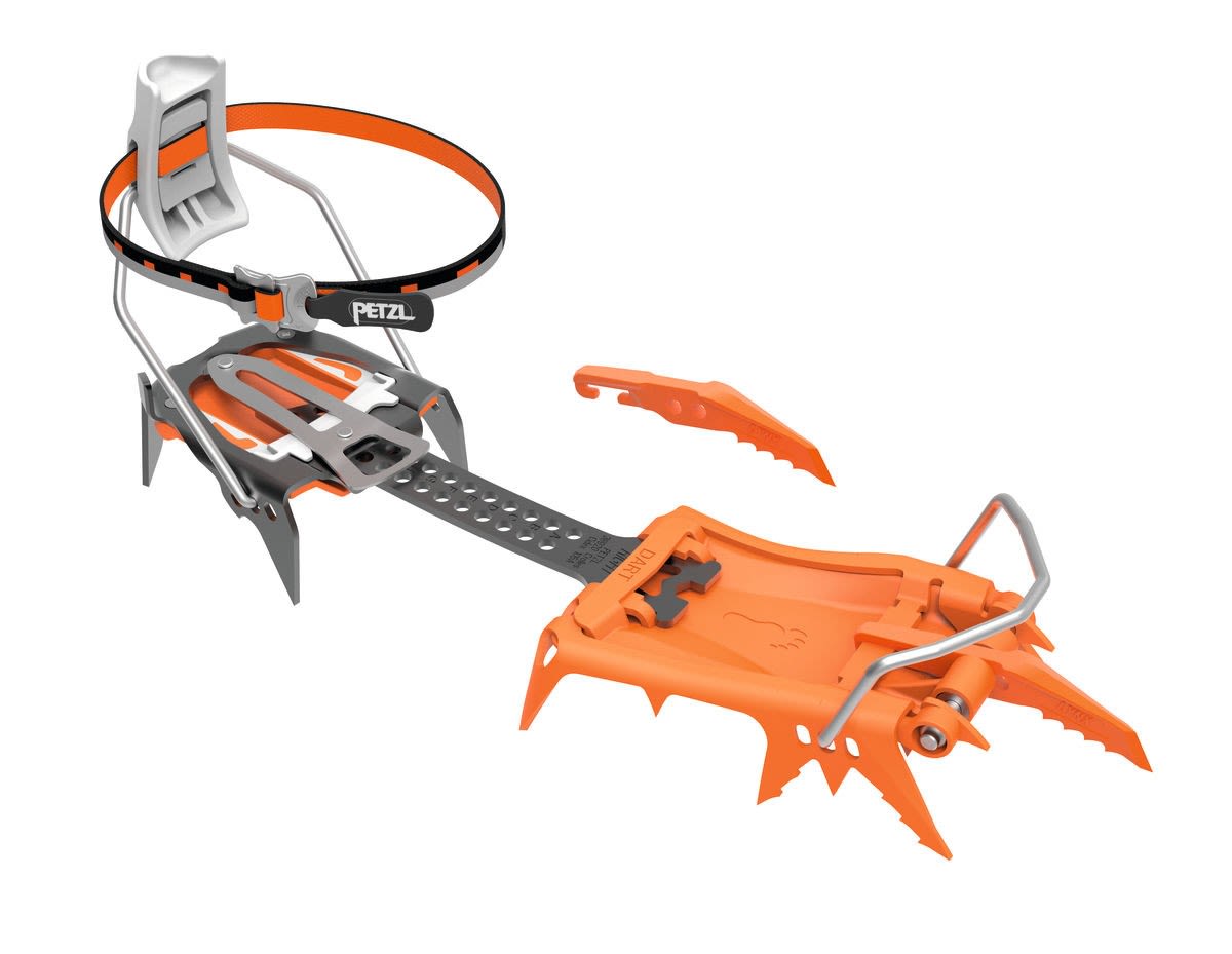 Petzl Dart Leverlock FIL Orange - Schwarz- Steigeisen- Grsse One Size - Farbe Schwarz - Orange