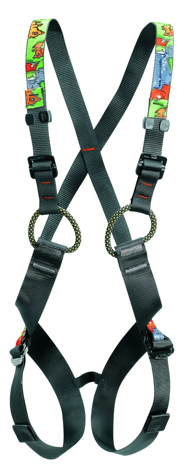 Petzl Kids Simba Bunt - Schwarz- Komplettgurte- Grsse One Size - Farbe Schwarz
