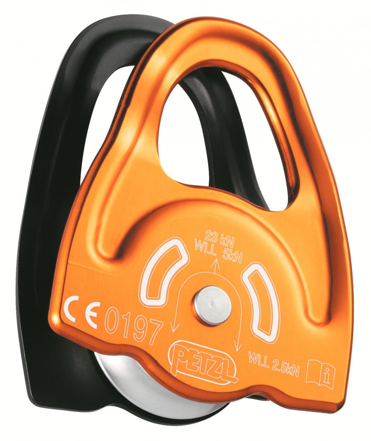 Petzl Mini Orange - Schwarz- Steigklemmen und Seilrollen- Grsse One Size - Farbe Schwarz - Gelb