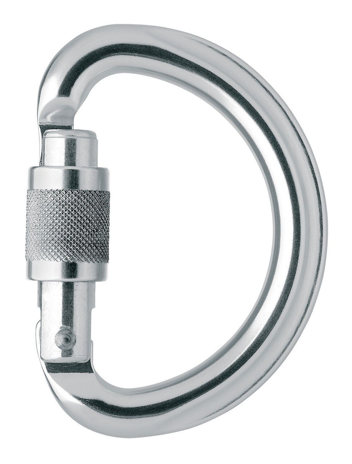 Petzl Omni Screw Lock Grau- Einzelkarabiner- Grsse One Size - Farbe Silber