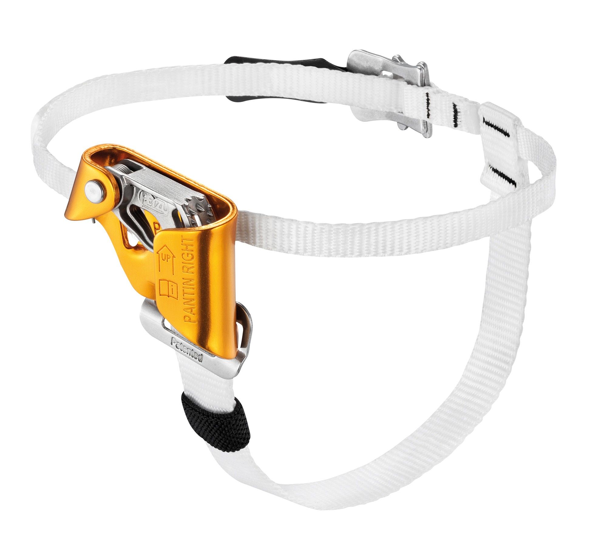 Petzl Pantin Gelb- Steigklemmen und Seilrollen- Grsse Rechts - Farbe Gelb