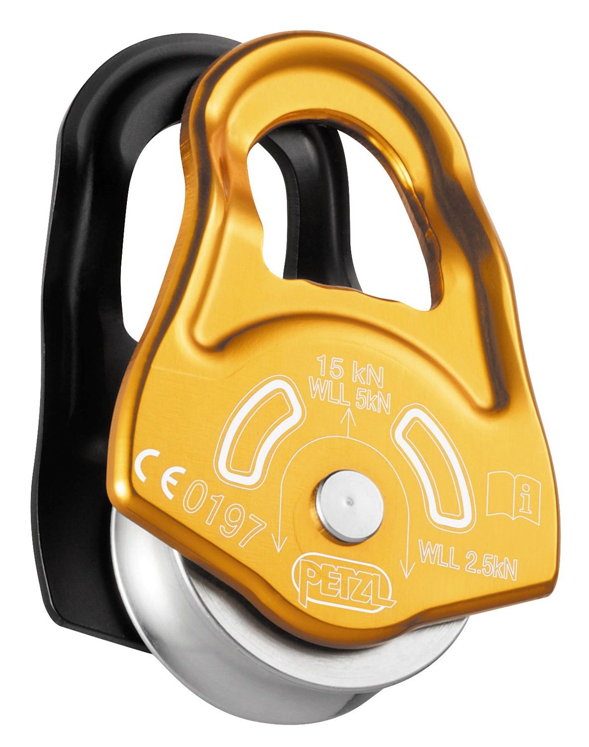 Petzl Partner Gelb - Schwarz- Steigklemmen und Seilrollen- Grsse One Size - Farbe Schwarz - Gelb