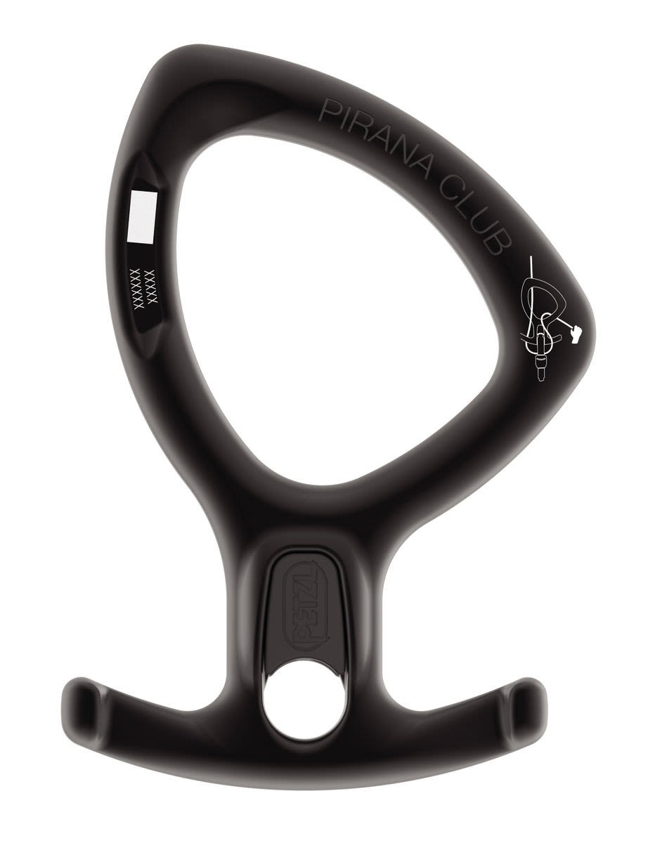 Petzl Pirana Club Black Schwarz- Sicherungs- und Abseilgerte- Grsse One Size - Farbe Schwarz
