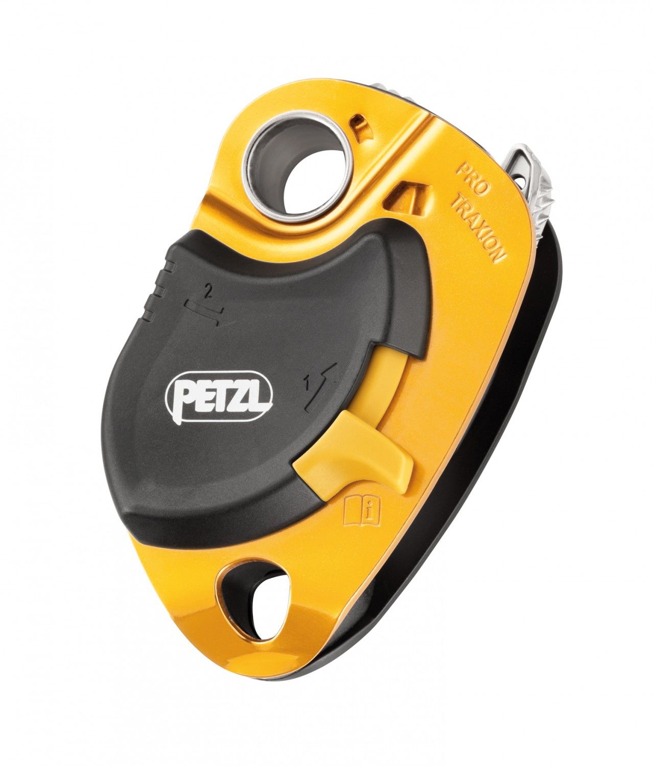 Petzl Pro Traxion Gelb - Schwarz- Steigklemmen und Seilrollen- Grsse One Size - Farbe Gelb - Schwarz