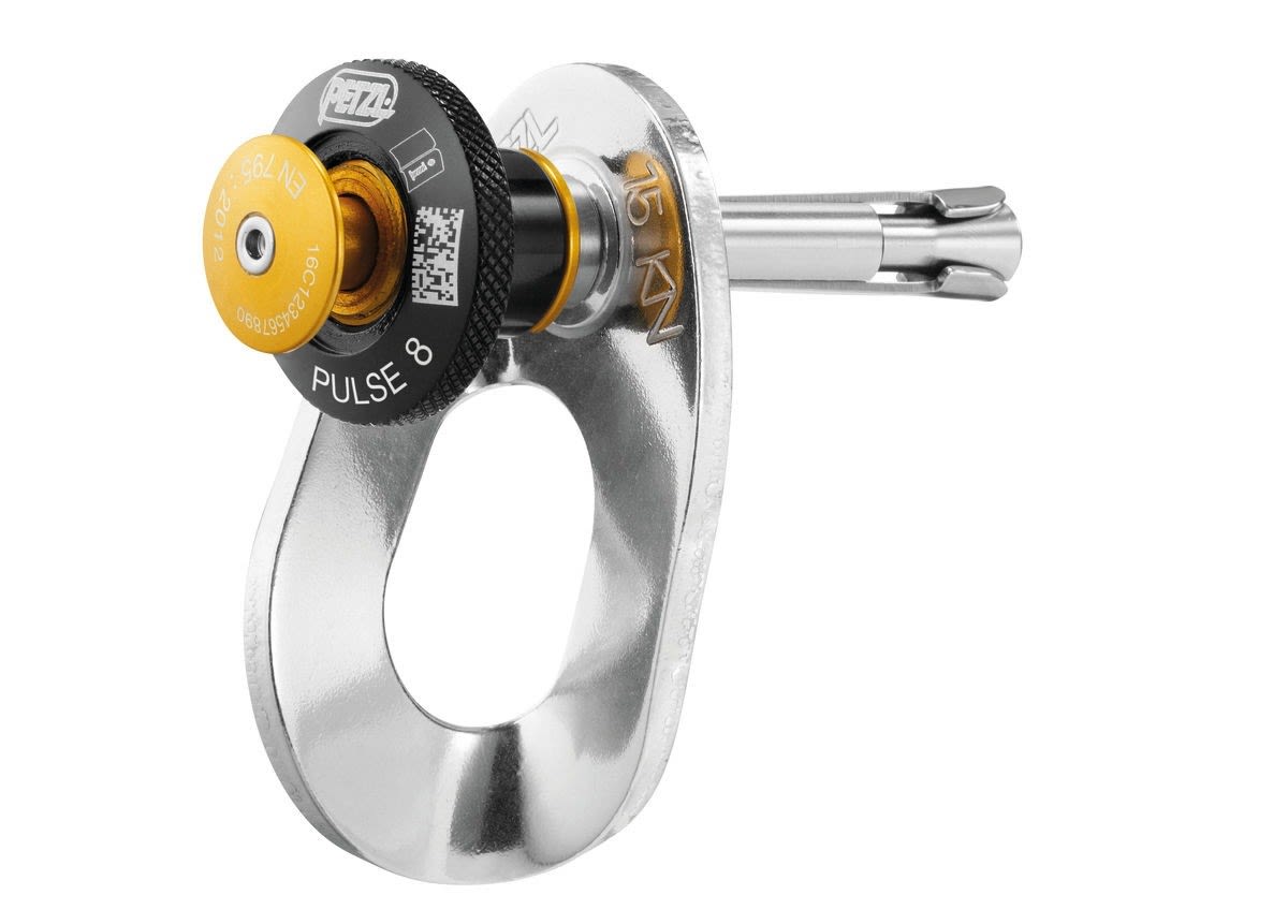 Petzl Pulse Grau- Haken und Bohrhaken- Grsse 8 mm - Farbe Silver