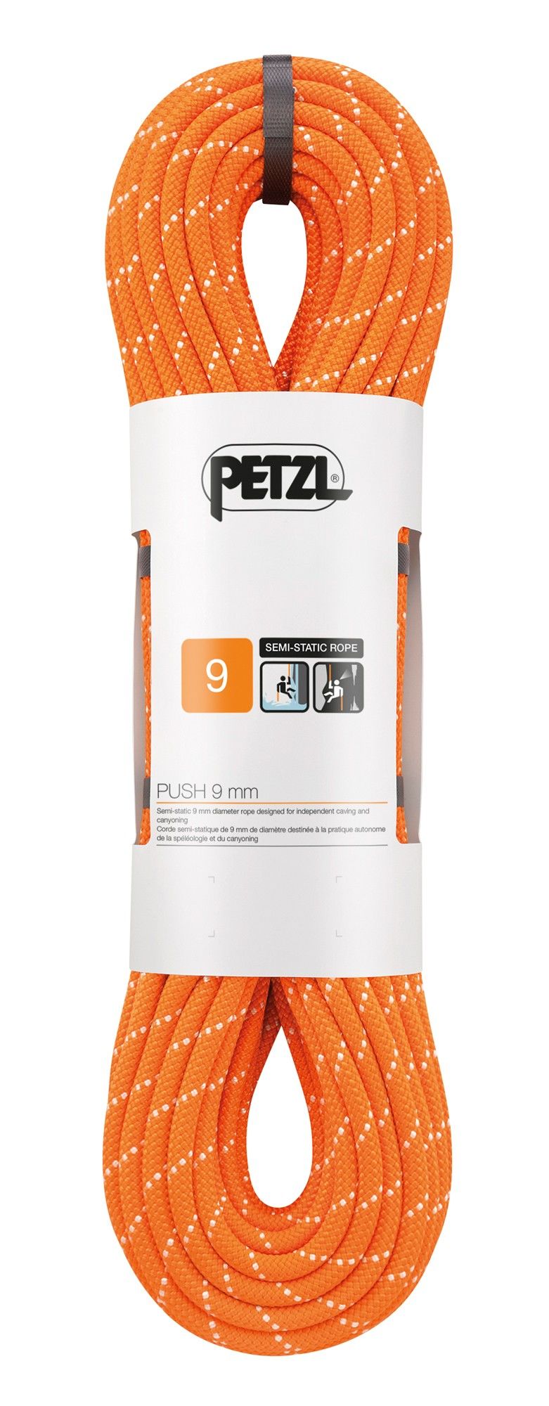 Petzl Push 9MM 40M Orange- Statikseile- Grsse 40 m - Farbe Orange