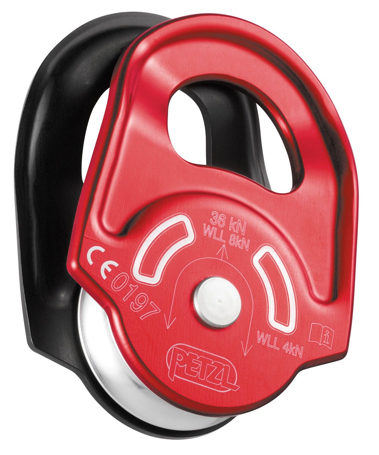 Petzl Rescue Rot - Schwarz- Steigklemmen und Seilrollen- Grsse One Size - Farbe Schwarz - Rot