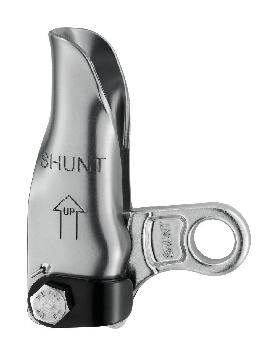Petzl Shunt Grau- Steigklemmen und Seilrollen- Grsse One Size - Farbe Silver