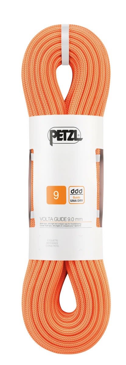 Petzl Volta Guide 9MM 30M Orange- Dynamische Seile- Grsse 30 m - Farbe Orange