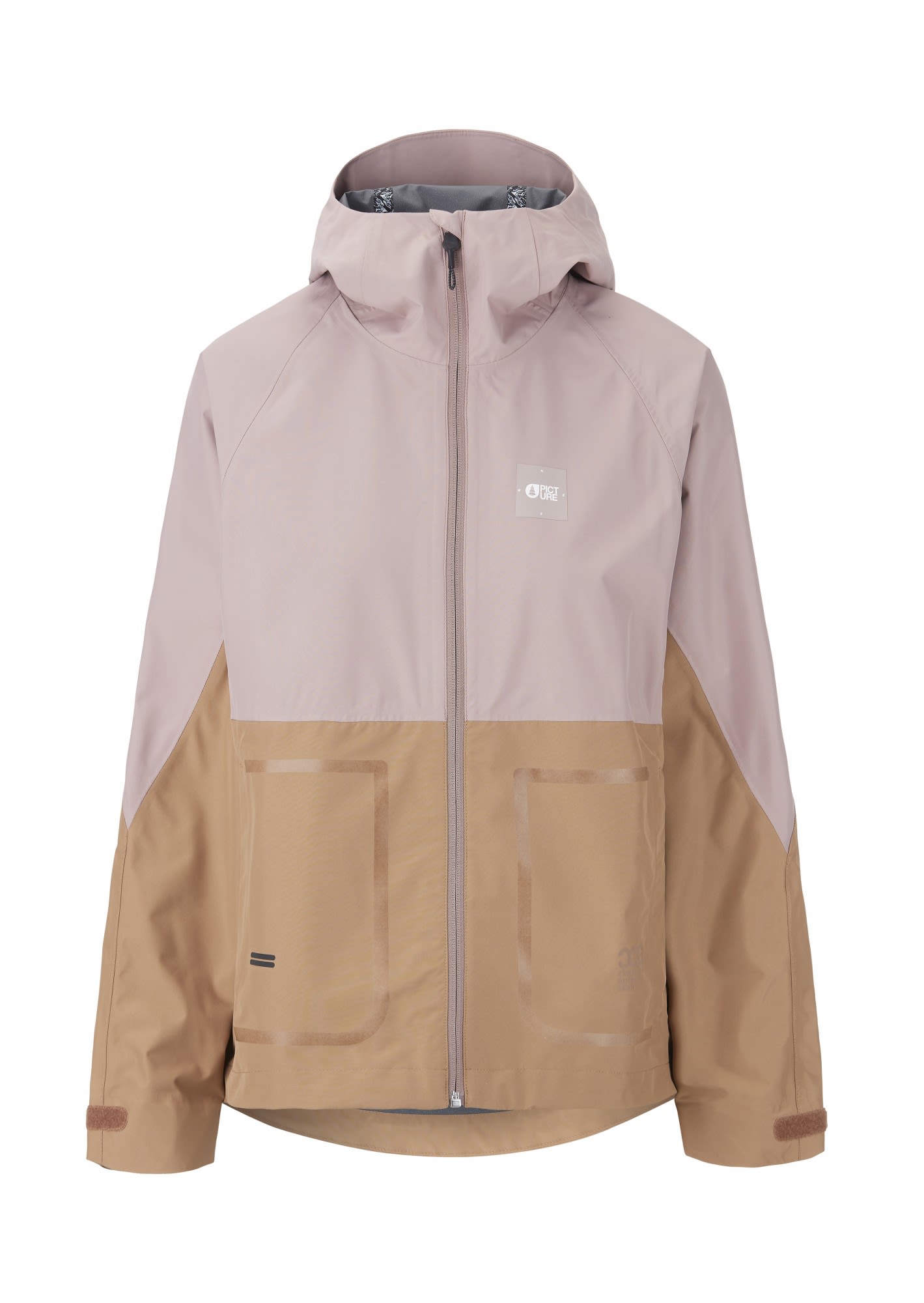 Picture Abstral+ 2-5L Jacket Colorblock - Beige- Female Anoraks- Grsse S - Farbe Deauville Mauve