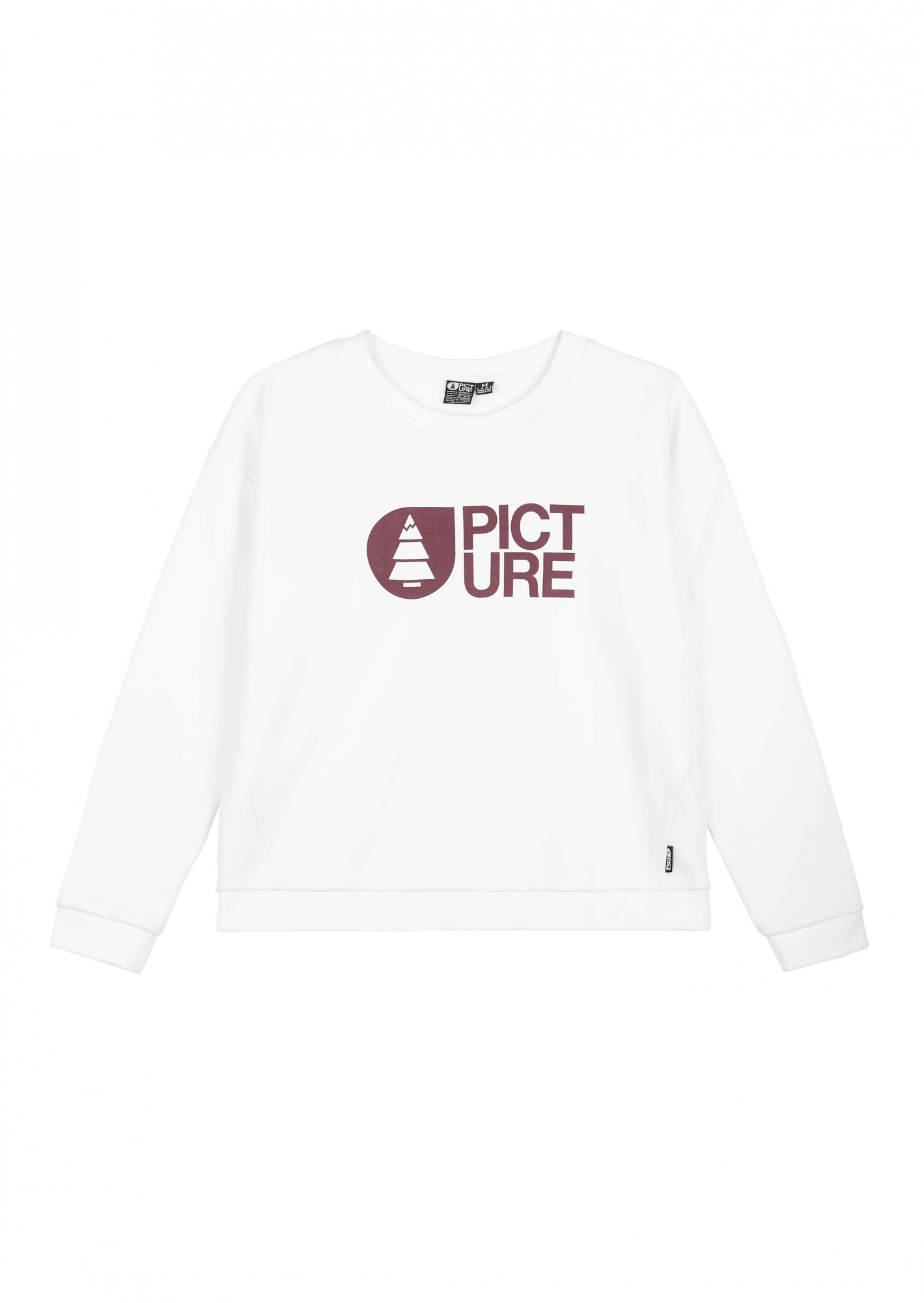 Picture Basement Crew Weiss- Female Sweaters und Hoodies- Grsse XL - Farbe White