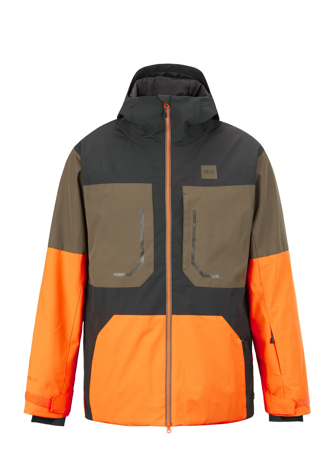 Picture Elfyn Jacket Schwarz- Male Anoraks- Grsse S - Farbe Black