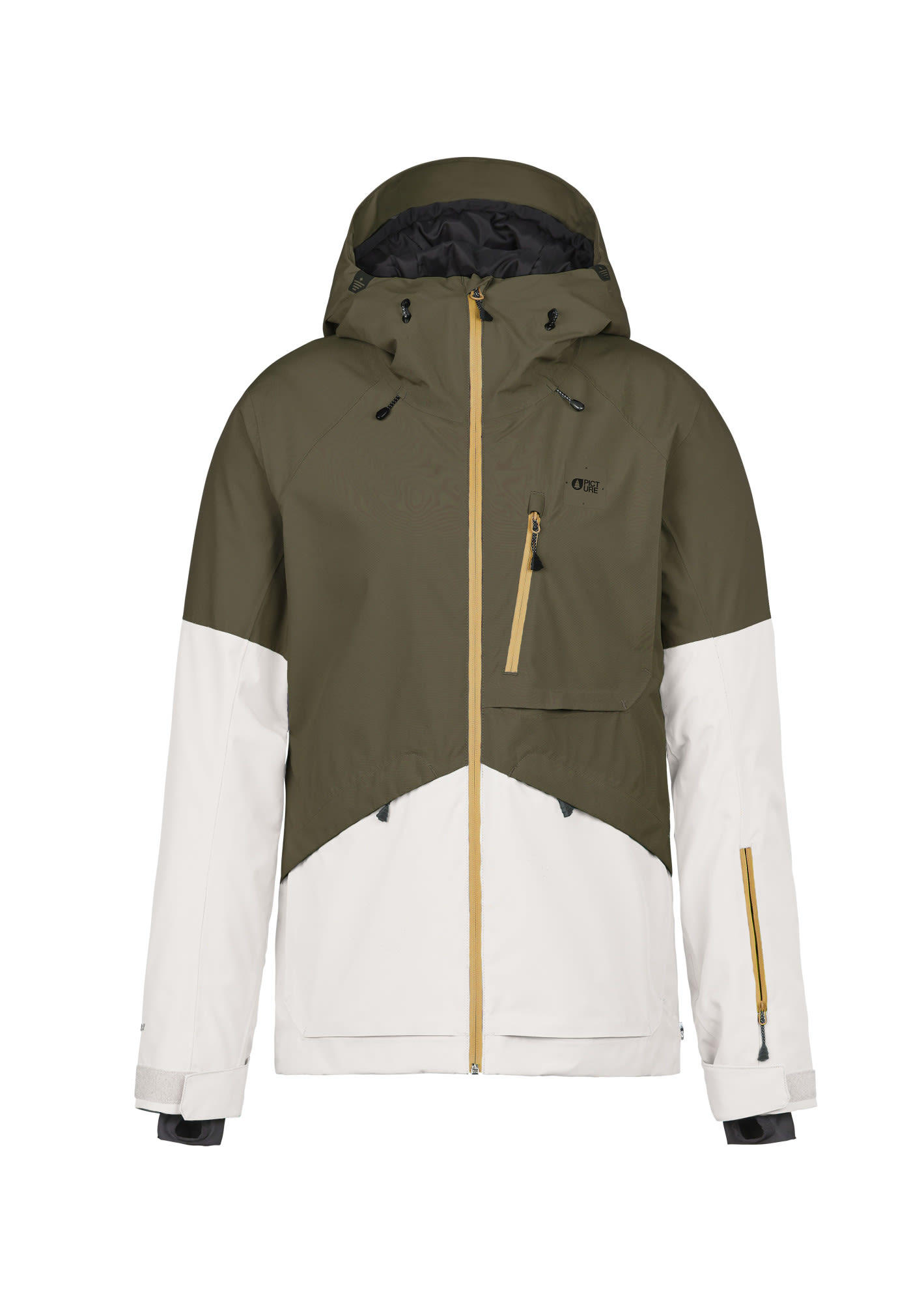 Picture Fresya Jacket Oliv- Female Anoraks- Grsse S - Farbe Dark Army Green
