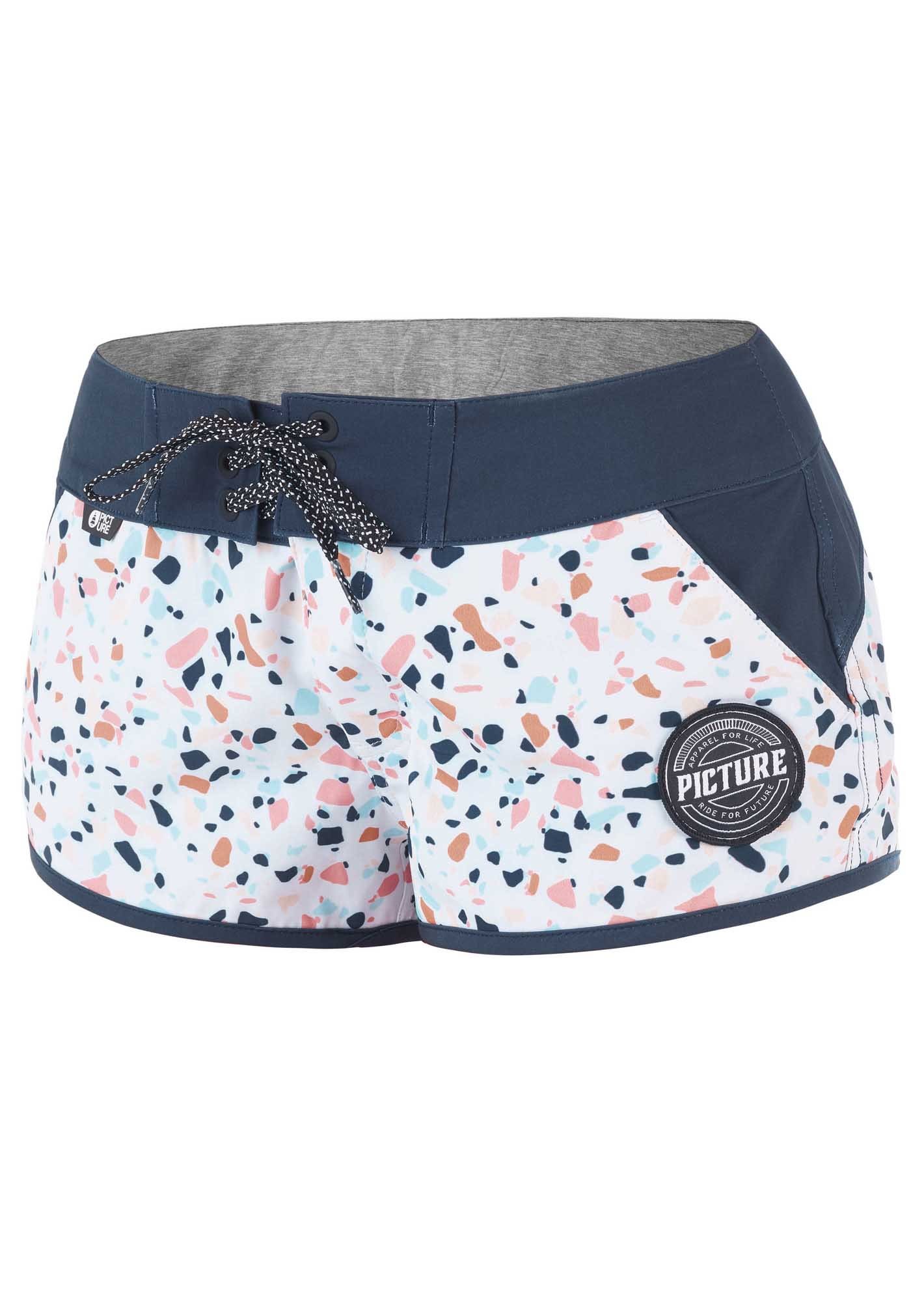 Picture Hawaii Boardshorts Weiss- Female Shorts- Grsse XS - Farbe Terrazzo White