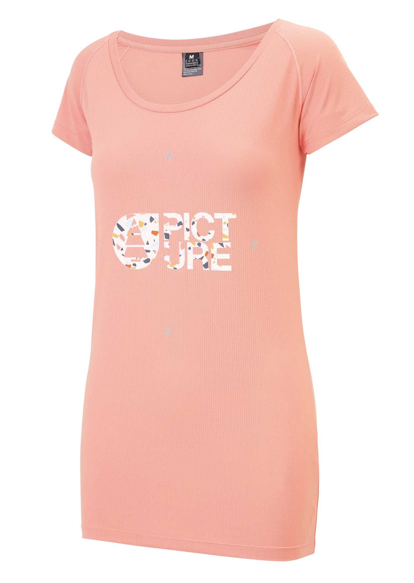 Picture Hila Tech Tee (Vorgngermodell) Pink- Female T-Shirts- Grsse L - Farbe Dusty Pink