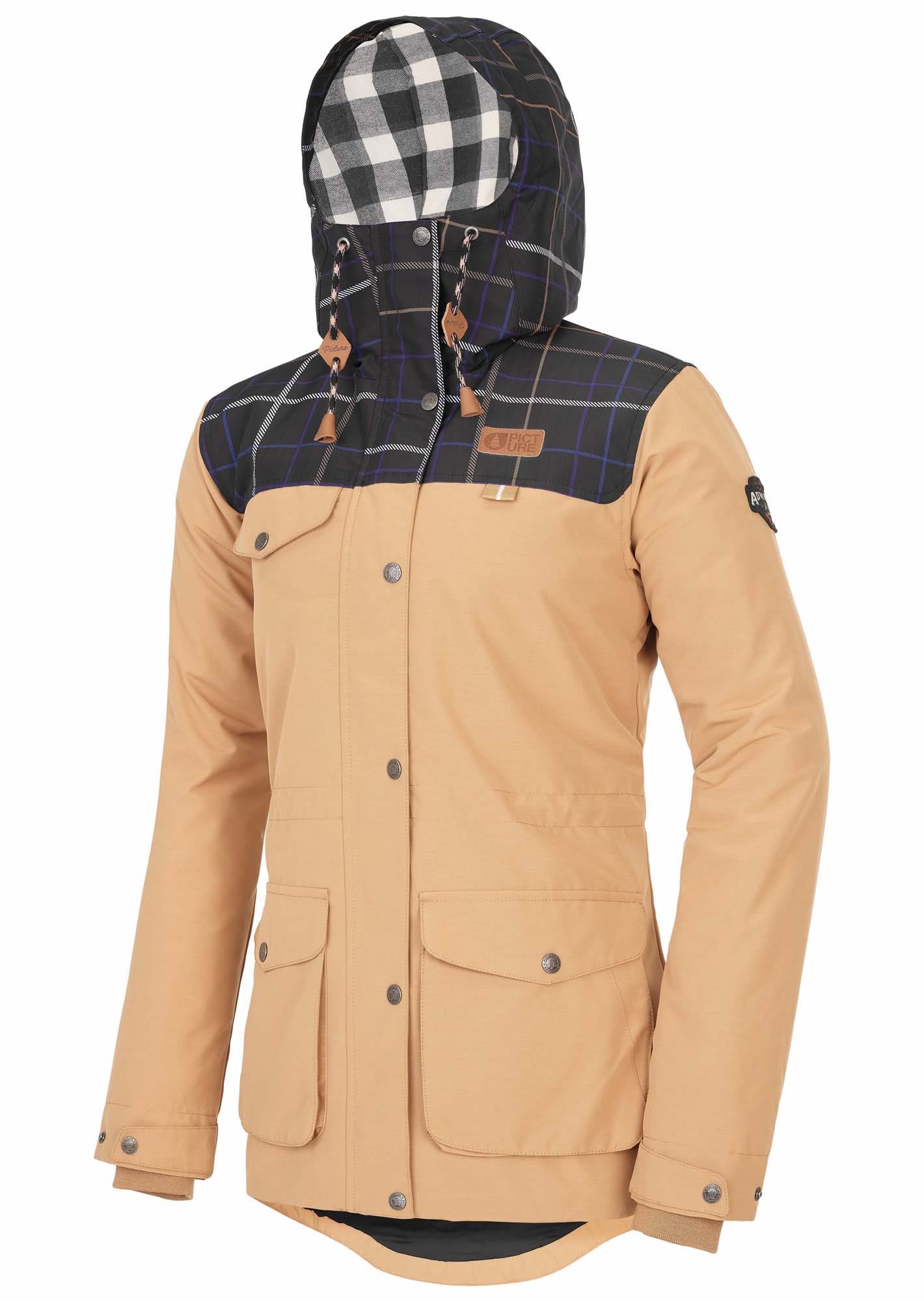 Picture Kate Jacket Colorblock - Beige- Female Isolationsjacken- Grsse XL - Farbe Tan Brown