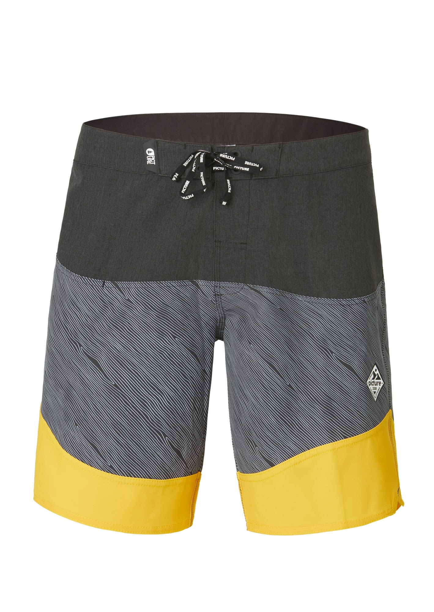 Picture Kaude 19 Boardshorts Colorblock - Grau- Male Shorts- Grsse 30 - Farbe Wood