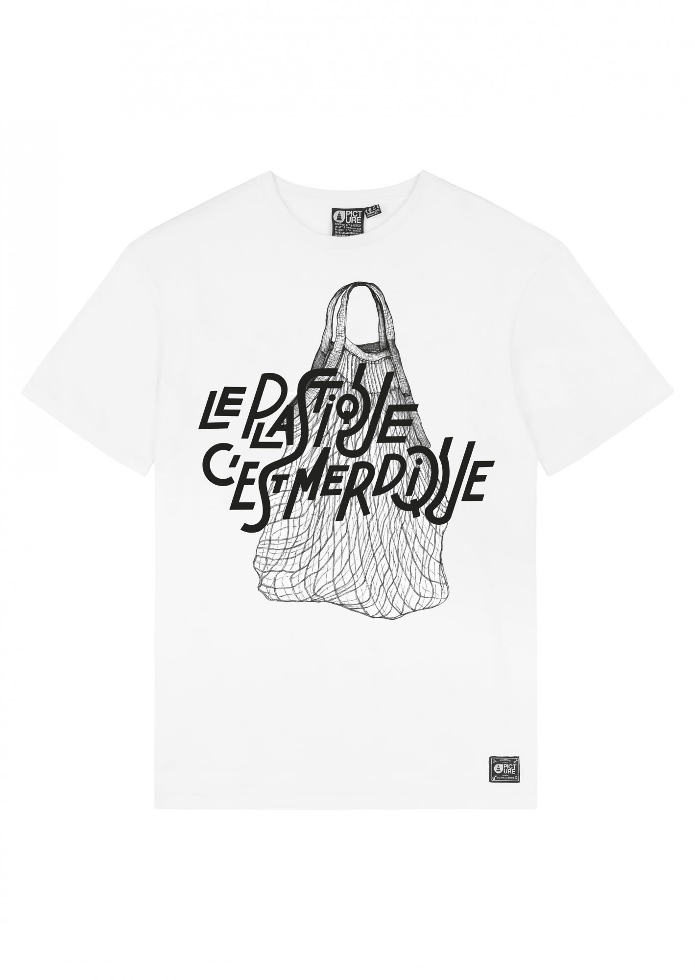 Picture MP Bag Tee Weiss- Female Kurzarm-Shirts- Grsse S - Farbe White