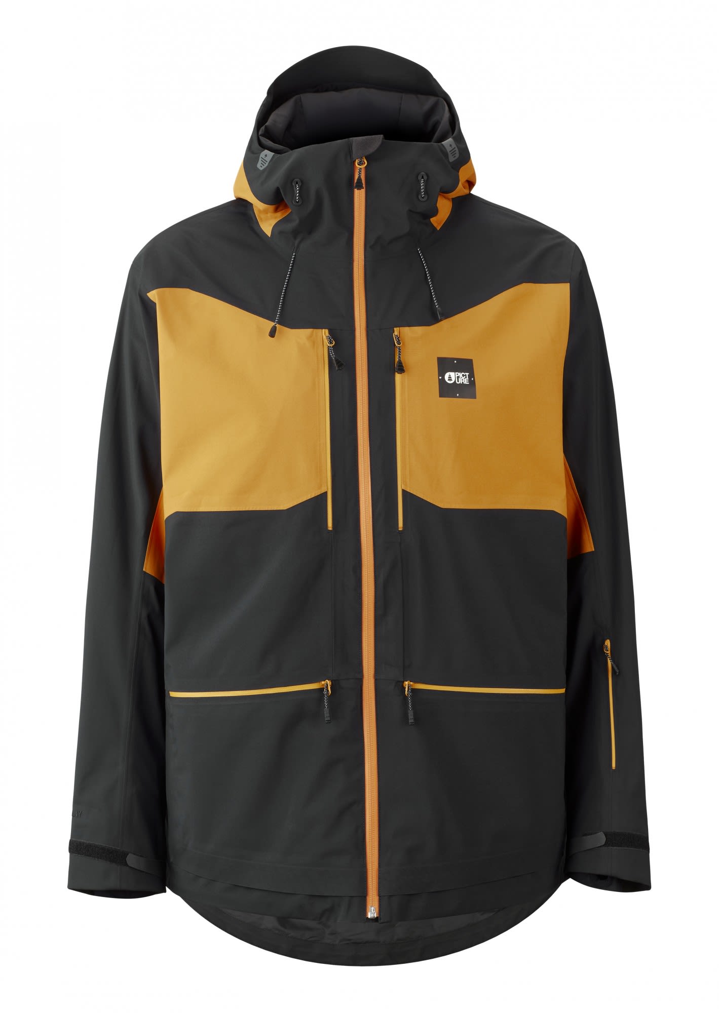 Picture Naikoon Jacket II Colorblock - Schwarz- Male Anoraks- Grsse S - Farbe Black