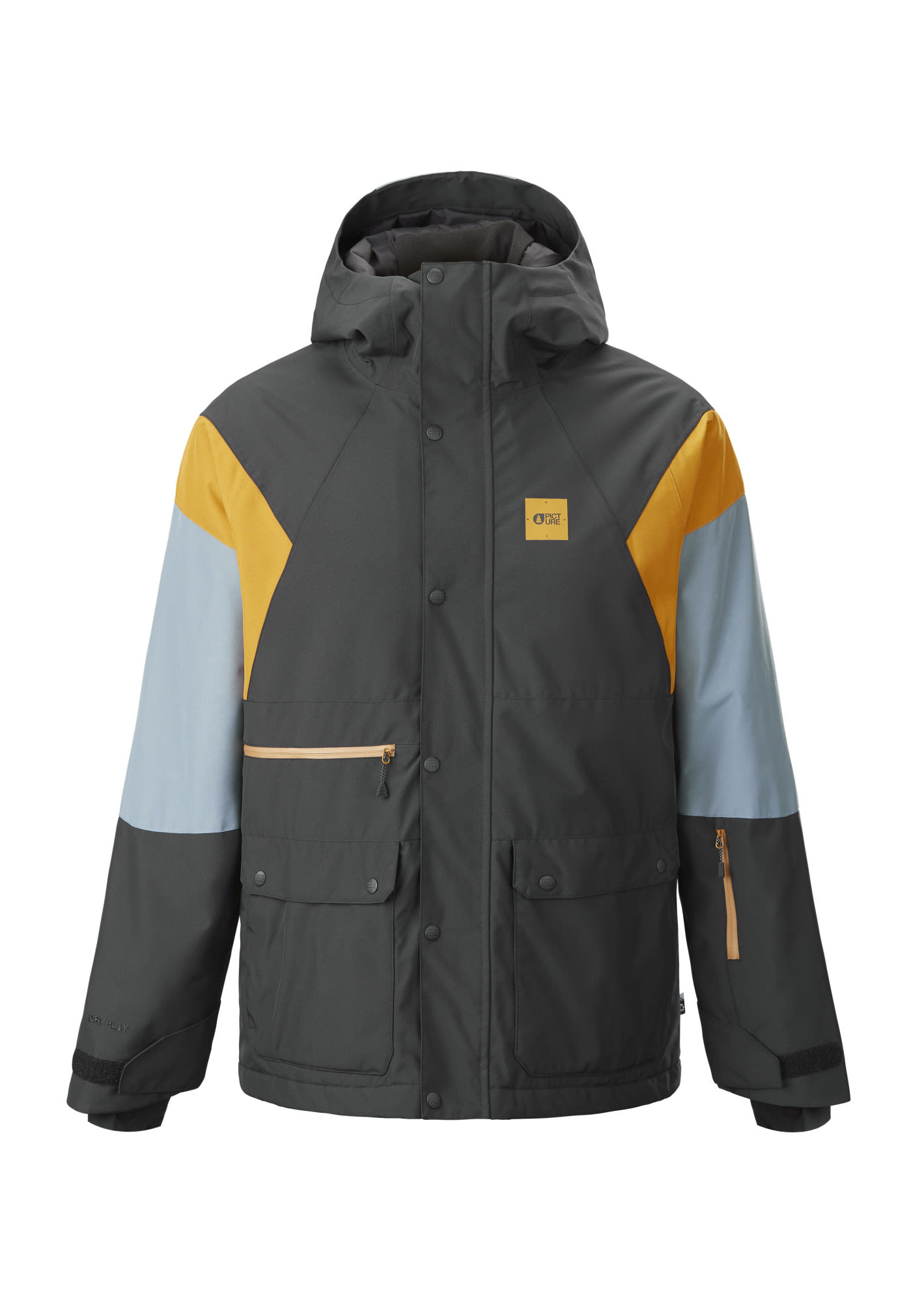 Picture Ospen Jacket Schwarz- Male Anoraks- Grsse S - Farbe Black