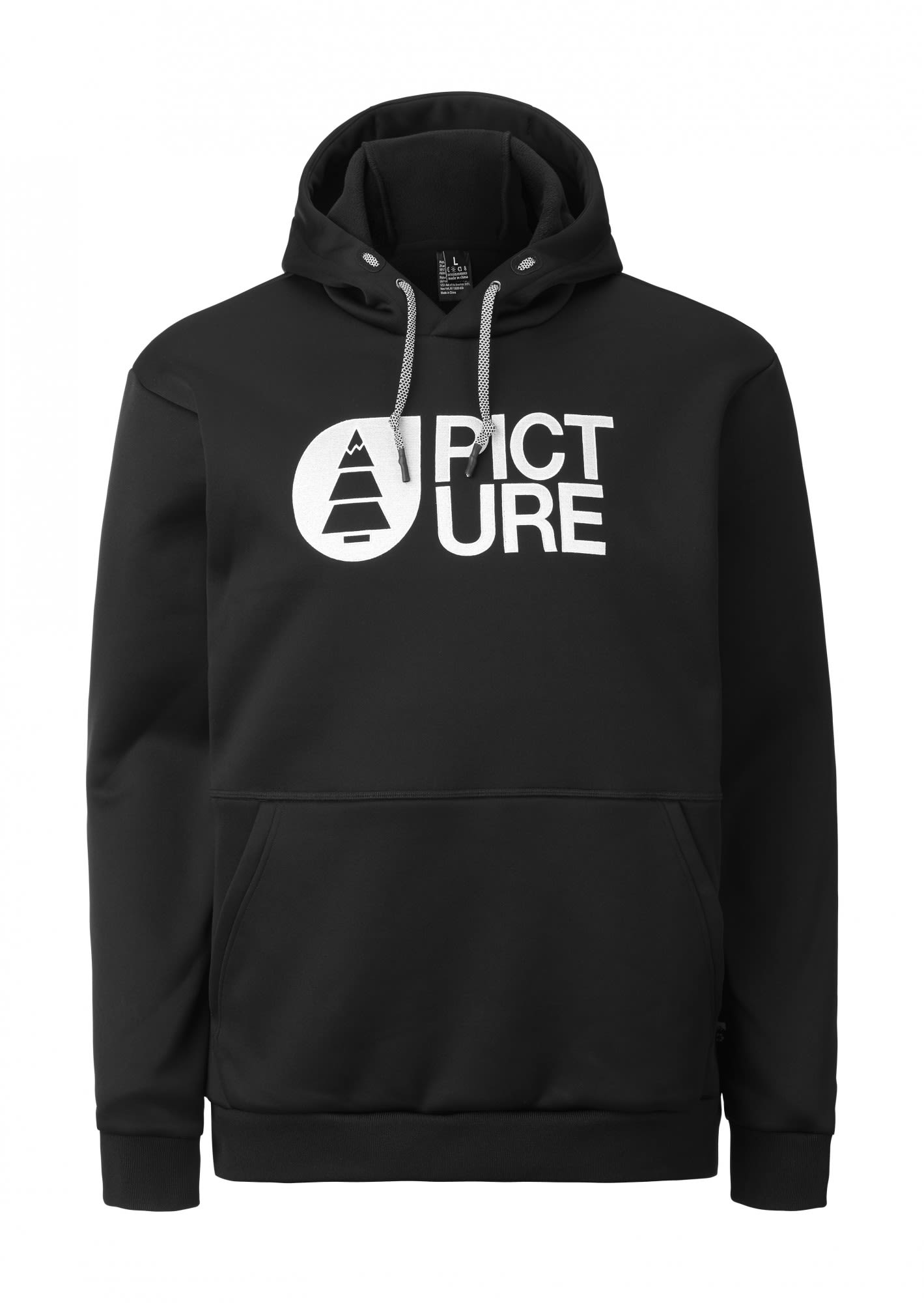 Picture Park Tech Hoodie Schwarz- Male Sweaters und Hoodies- Grsse M - Farbe Black
