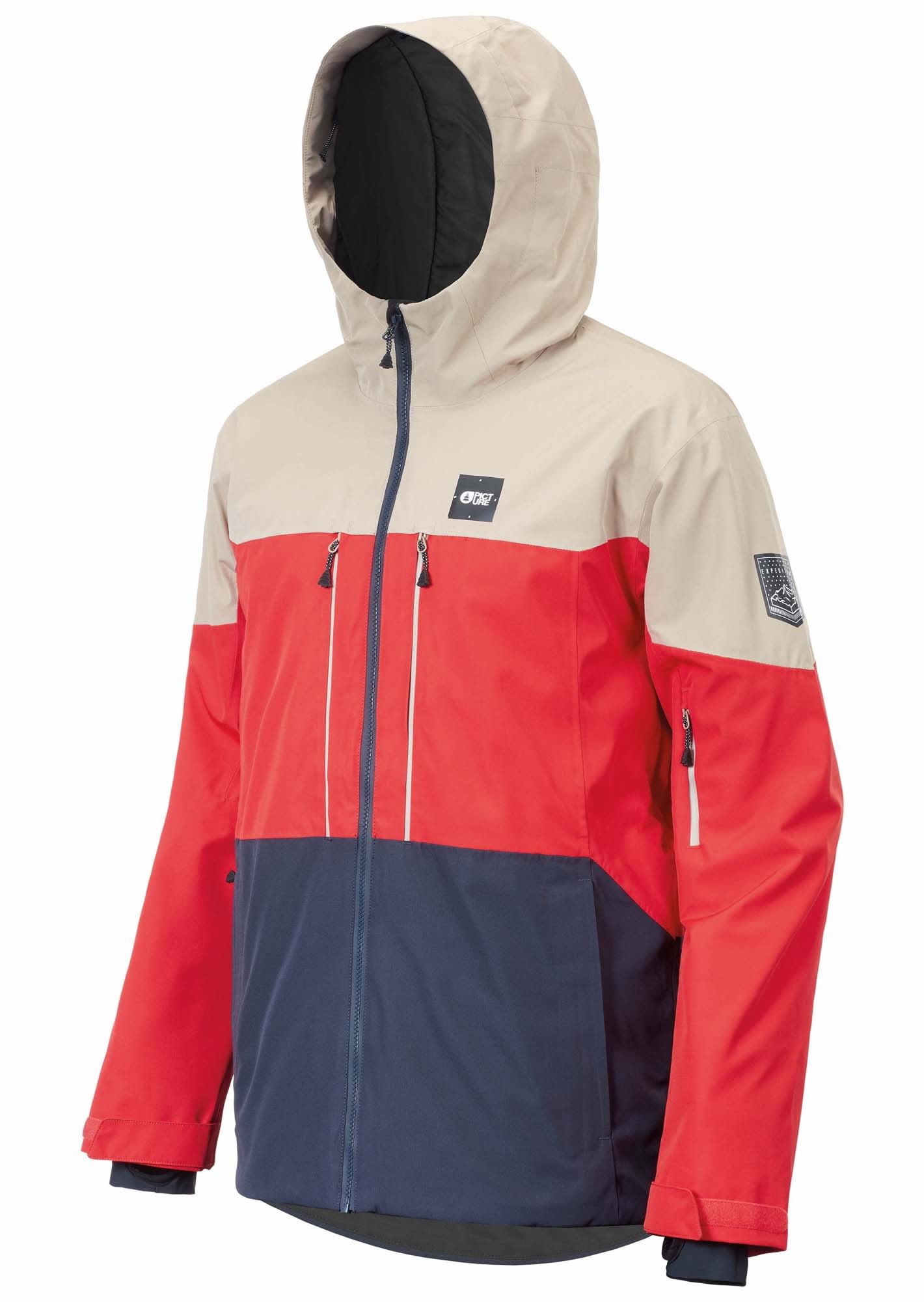 Picture Picture Object Jacket Colorblock - Rot- Male Anoraks- Grsse XL - Farbe Red - Dark Blue