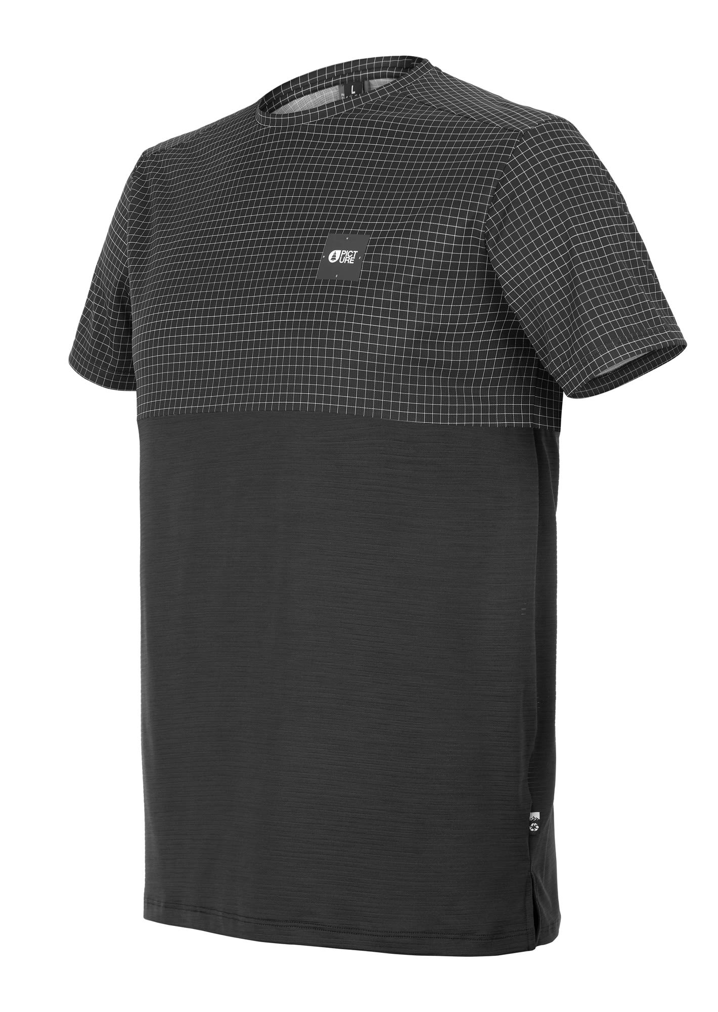Picture Rockers Tee Schwarz- Male T-Shirts- Grsse S - Farbe Black Ripstop