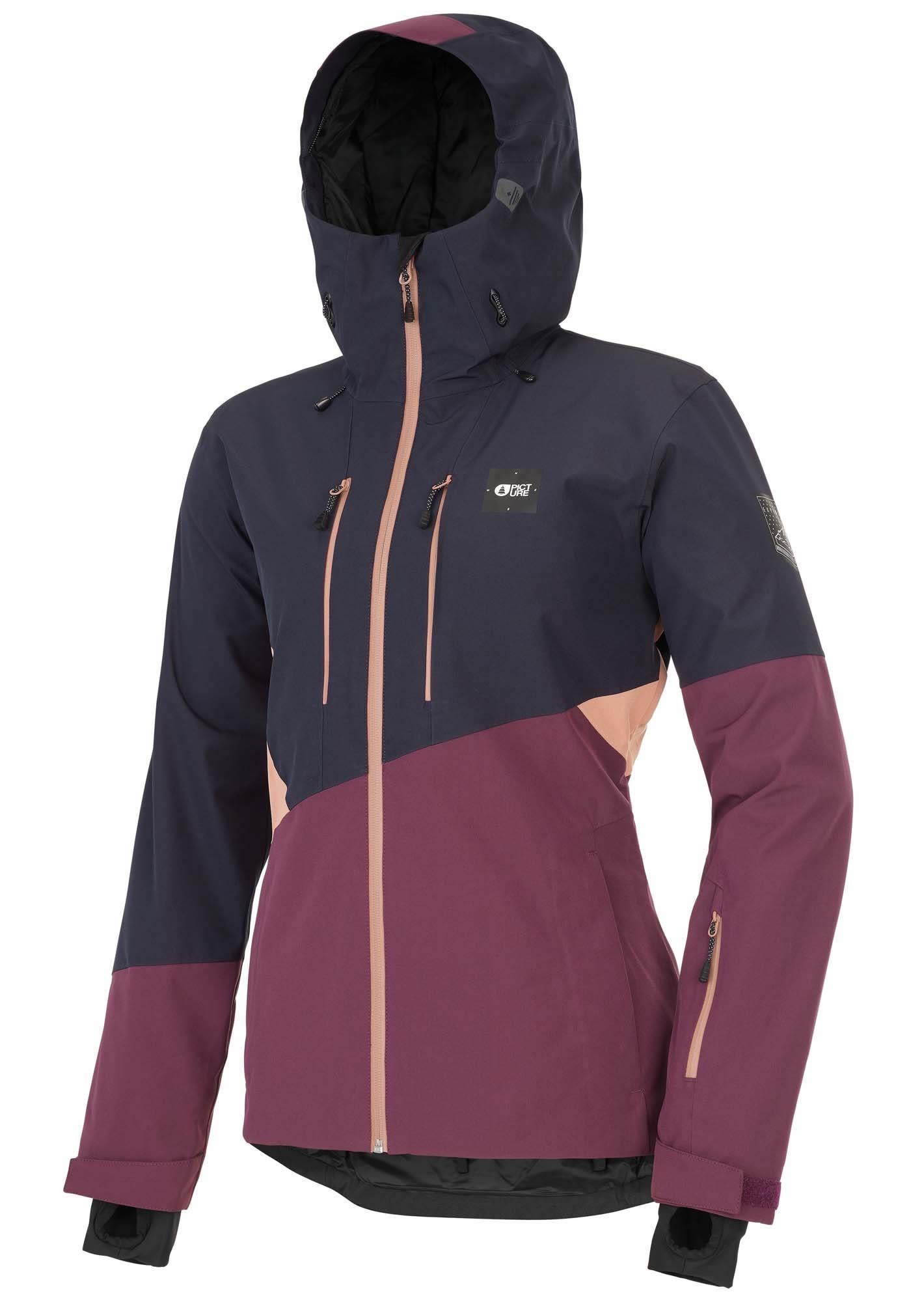 Picture Seen Jacket (Vorgngermodell) Colorblock - Blau - Lila- Female Anoraks- Grsse S - Farbe Dark Blue