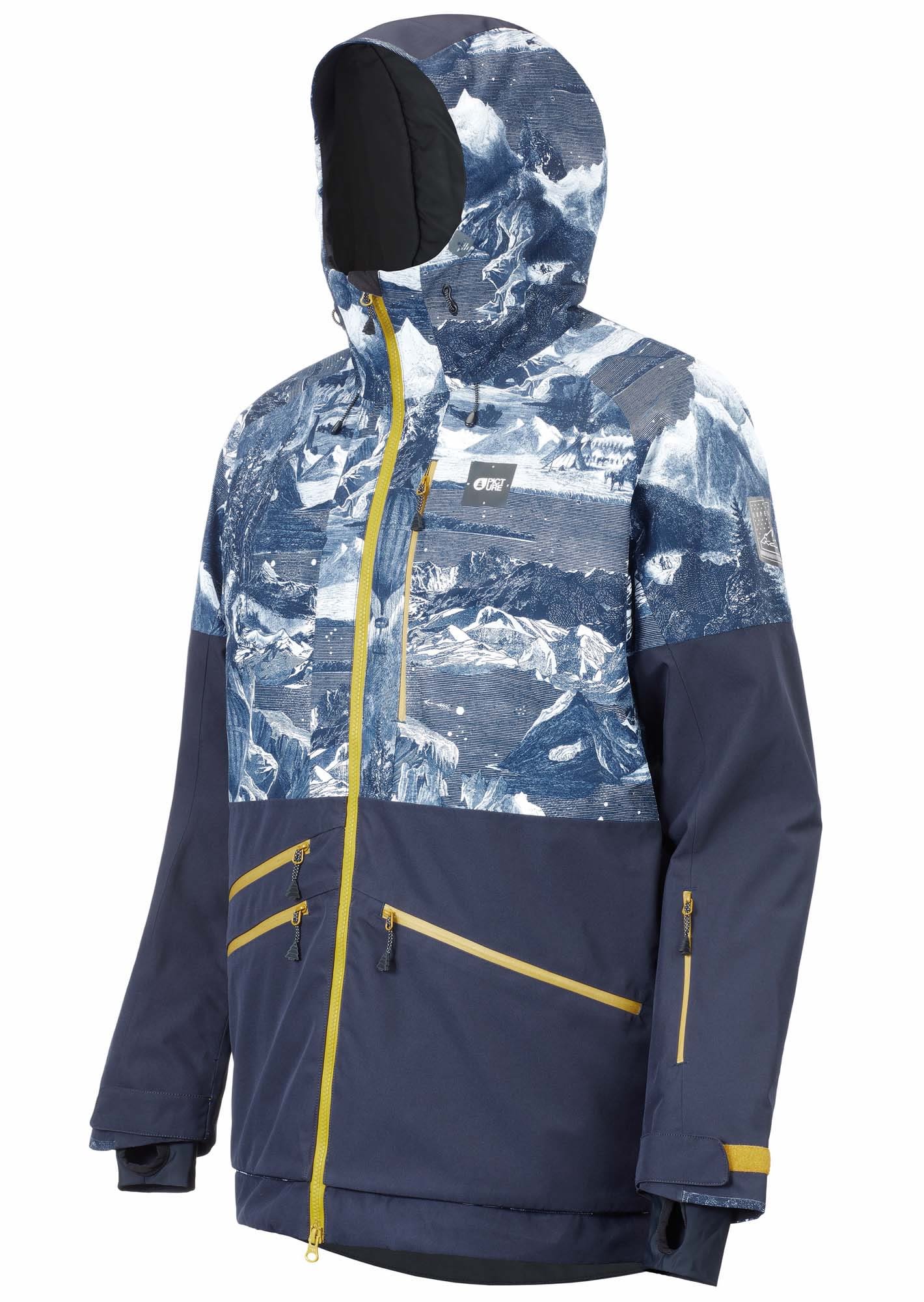 Picture Stone Jacket Colorblock - Blau- Male Anoraks- Grsse S - Farbe Imaginary World