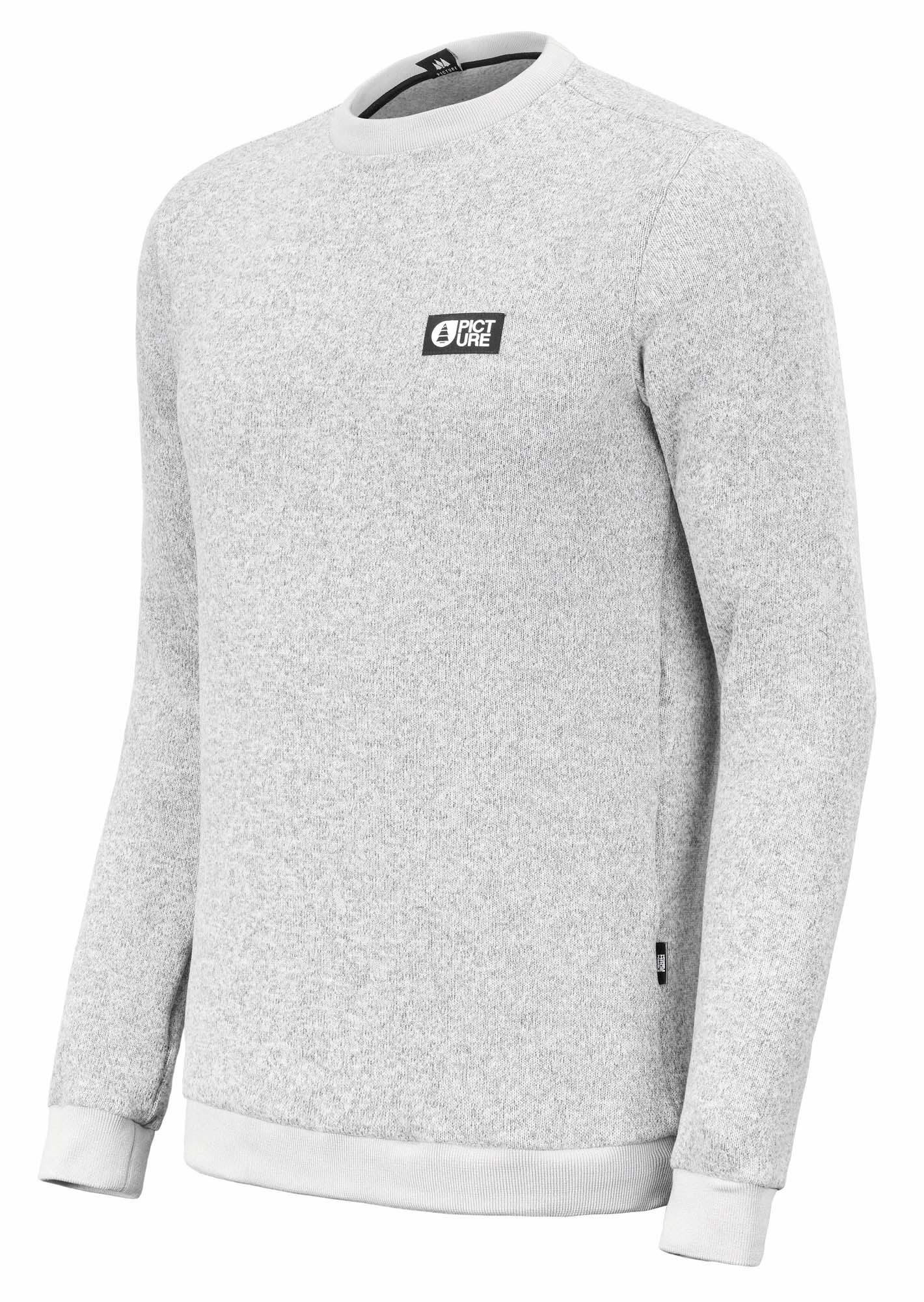 Picture Tofu Sweater Grau- Male Polartec(R) Sweaters und Hoodies- Grsse S - Farbe Grey Melange
