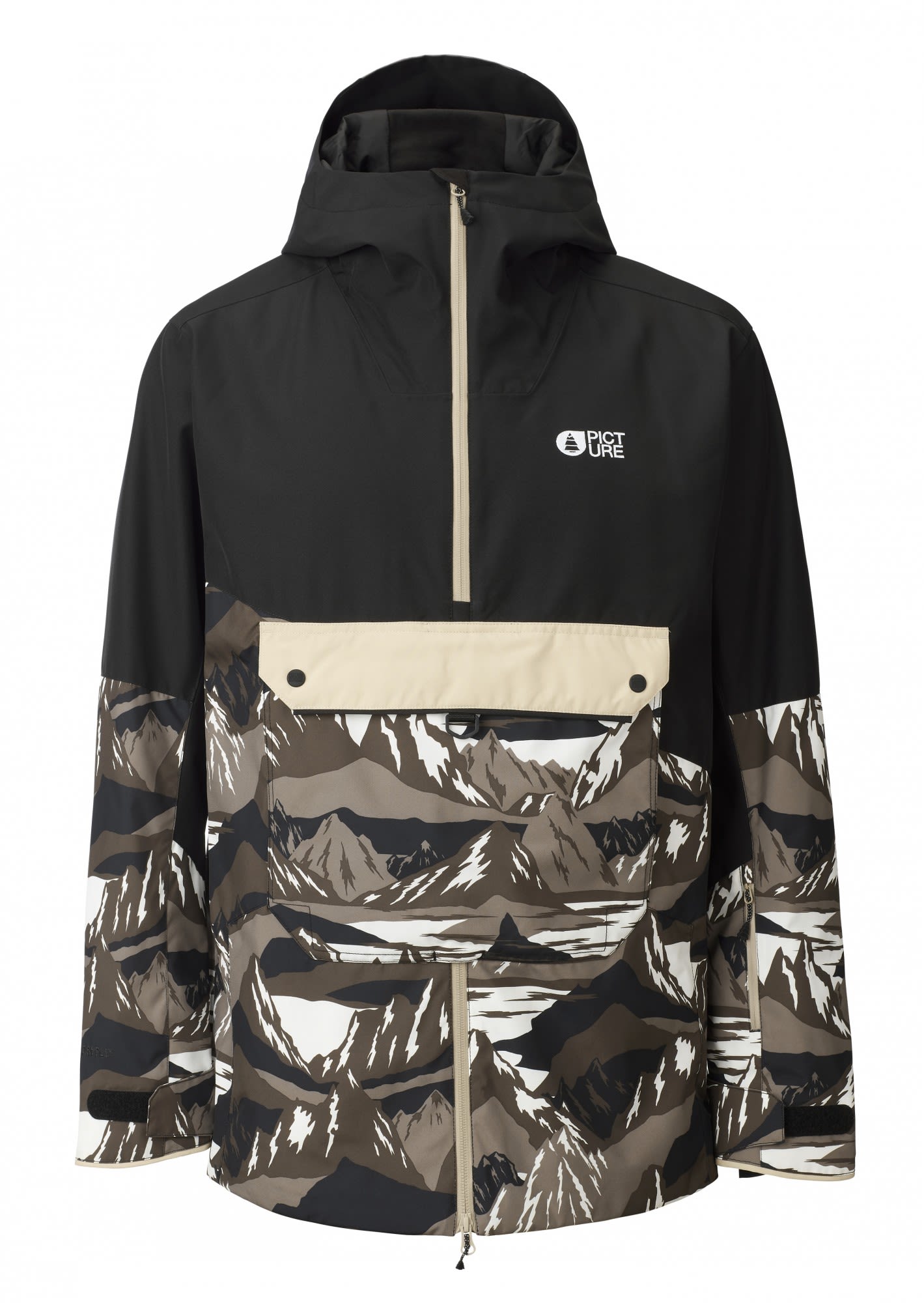 Picture Trifid Jacket Schwarz- Male Anoraks- Grsse S - Farbe Black - Camountain