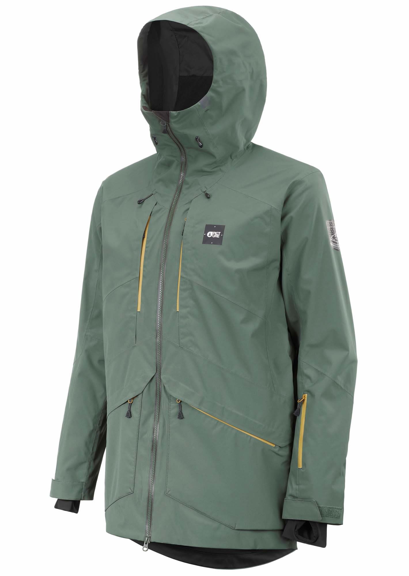 Picture Zephir Jacket Grn- Male Anoraks- Grsse S - Farbe Lichen Green