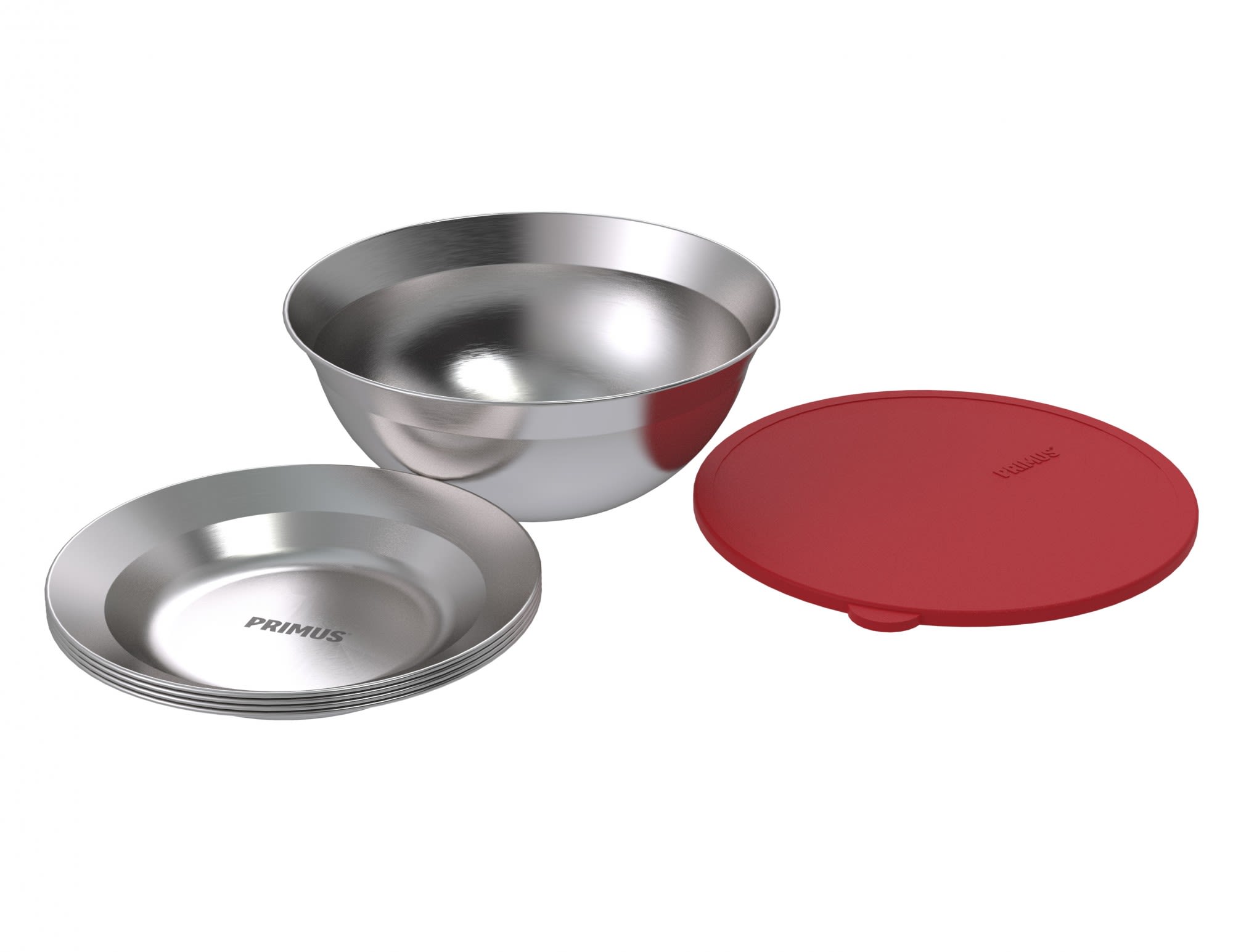 Primus Campfire Edelstahl Set Grau- Geschirr und Besteck- Grsse One Size - Farbe Silver