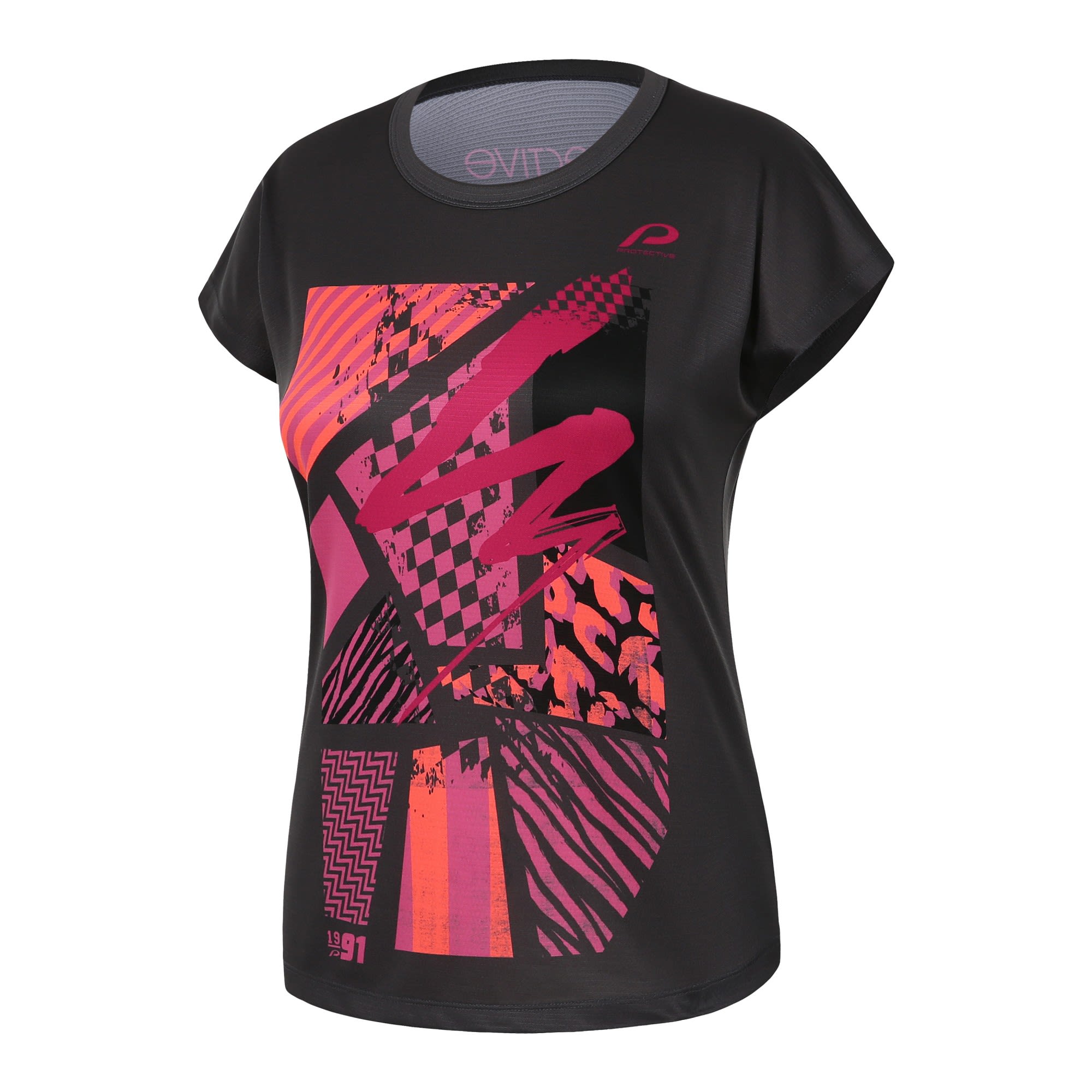 Protective P-Future Queens Grau- Female Kurzarm-Shirts- Grsse 36 - Farbe Anthracite