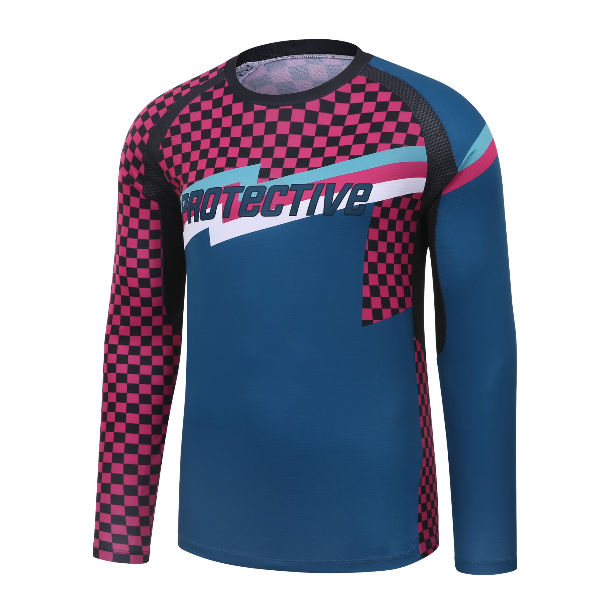 Protective P-King Of Vert bergrsse Colorblock- Male Langarm-Shirts- Grsse 5XL - Farbe Dark Petrol